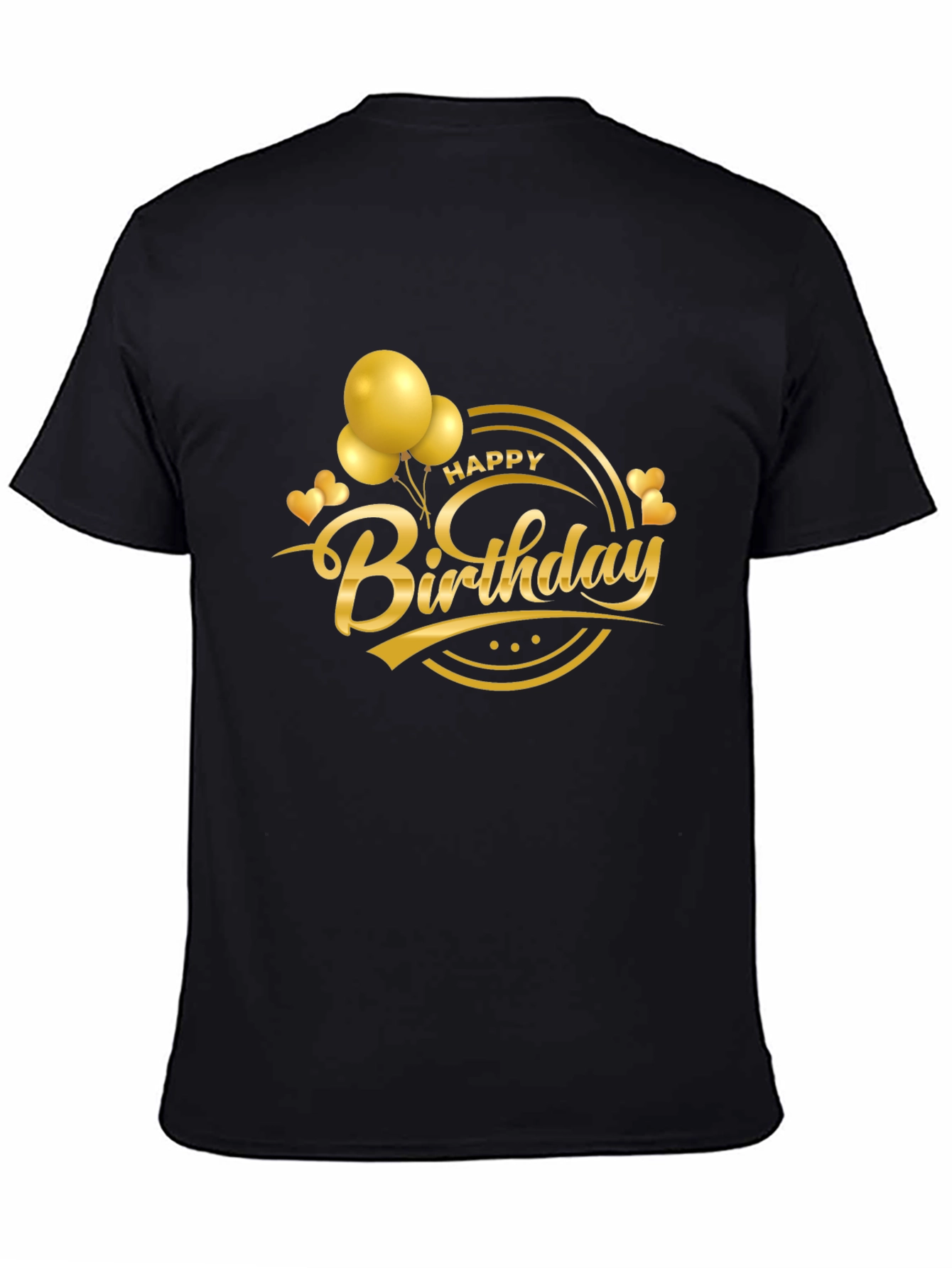 Birthday Celebration Black T-Shirt