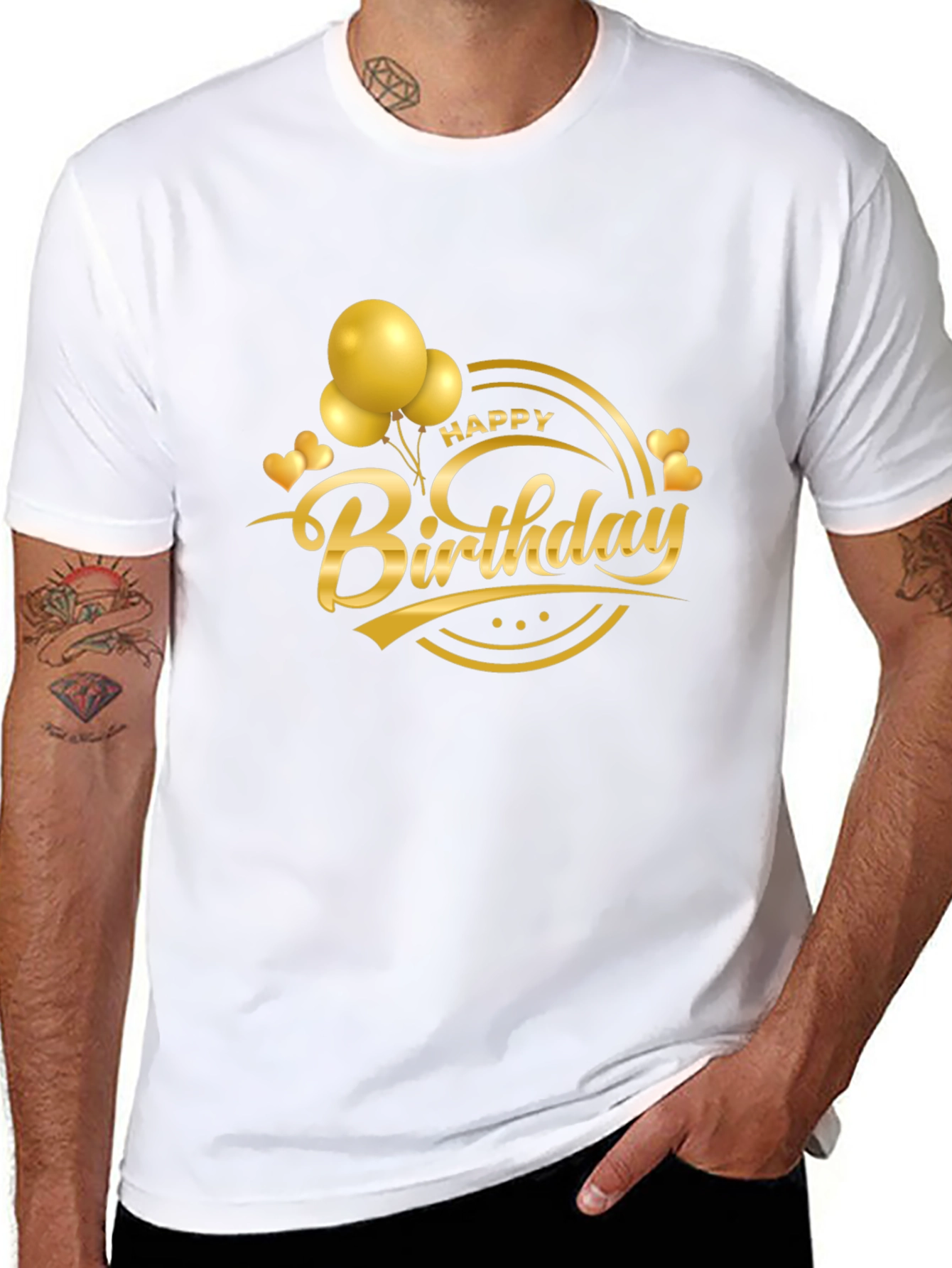 Birthday Celebration Black T-Shirt