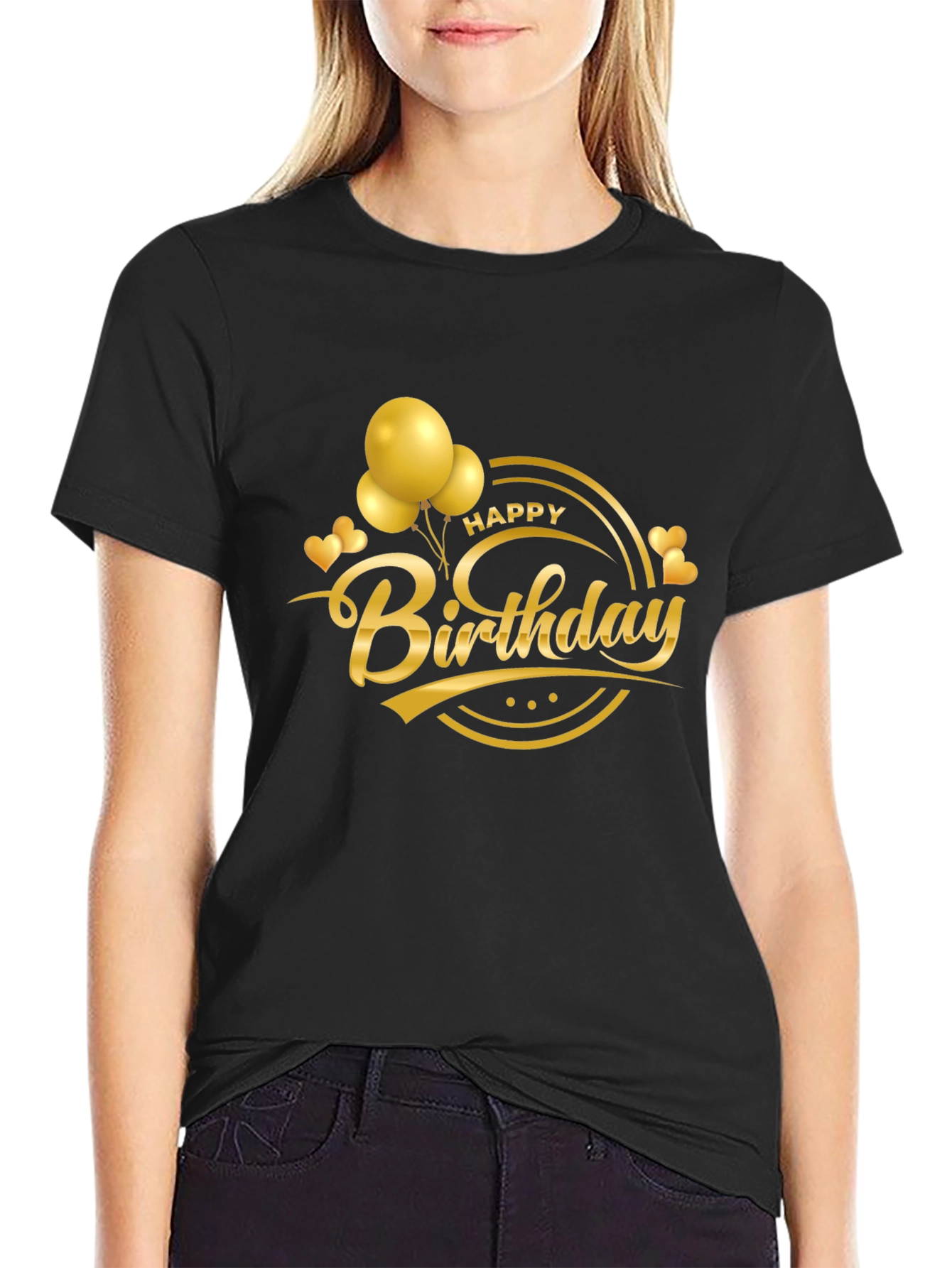 Birthday Celebration Black T-Shirt