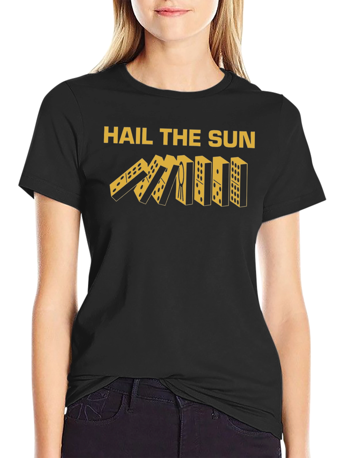 Hail the Sun Domino T-Shirt - Black