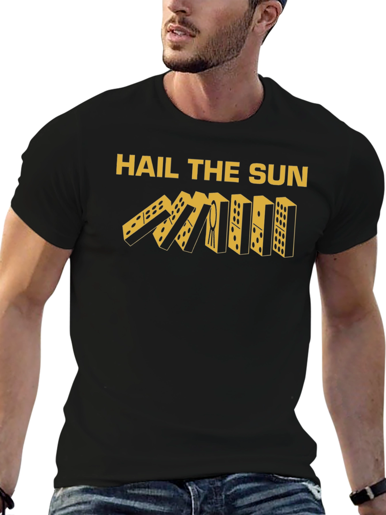 Hail the Sun Domino T-Shirt - Black