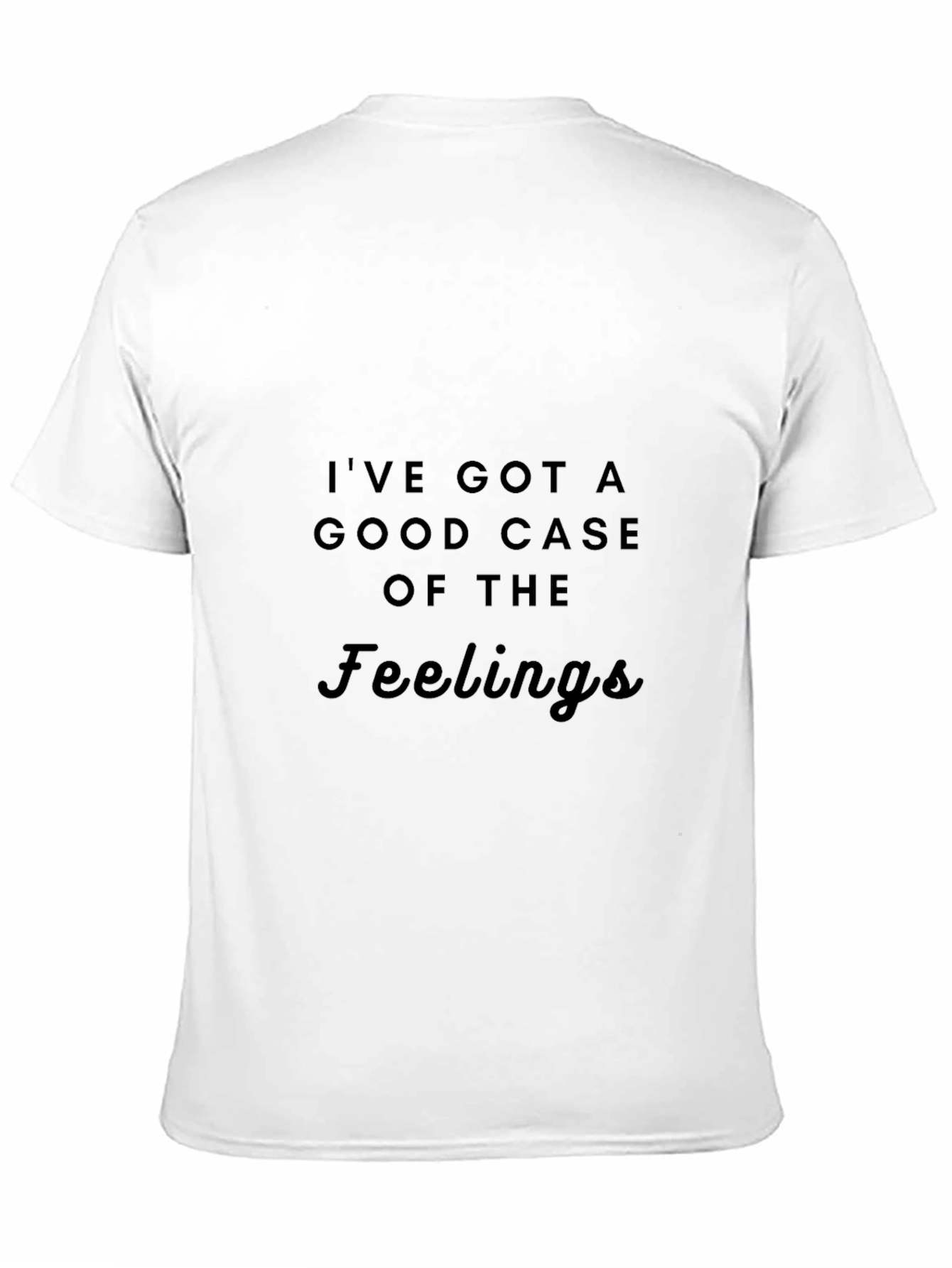 Funny Feelings Black Graphic Tee