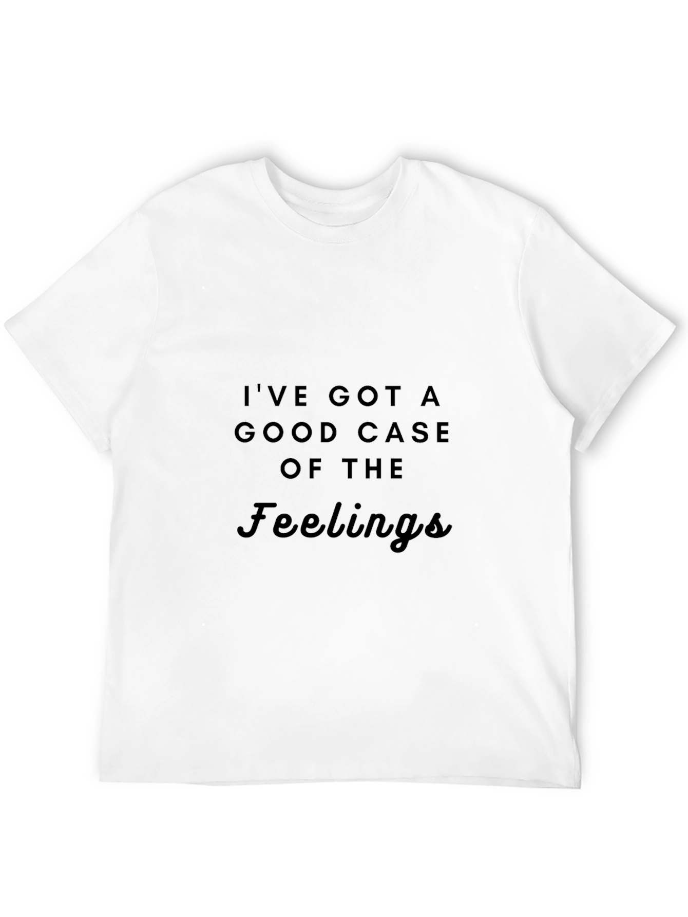 Funny Feelings Black Graphic Tee
