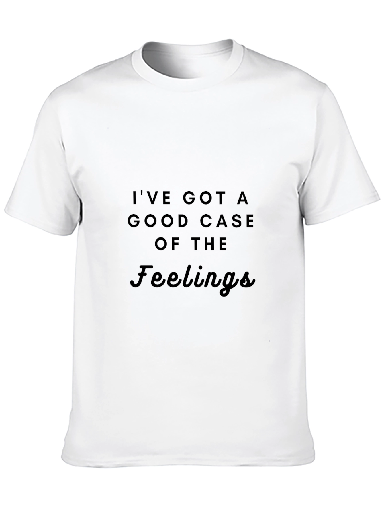 Funny Feelings Black Graphic Tee