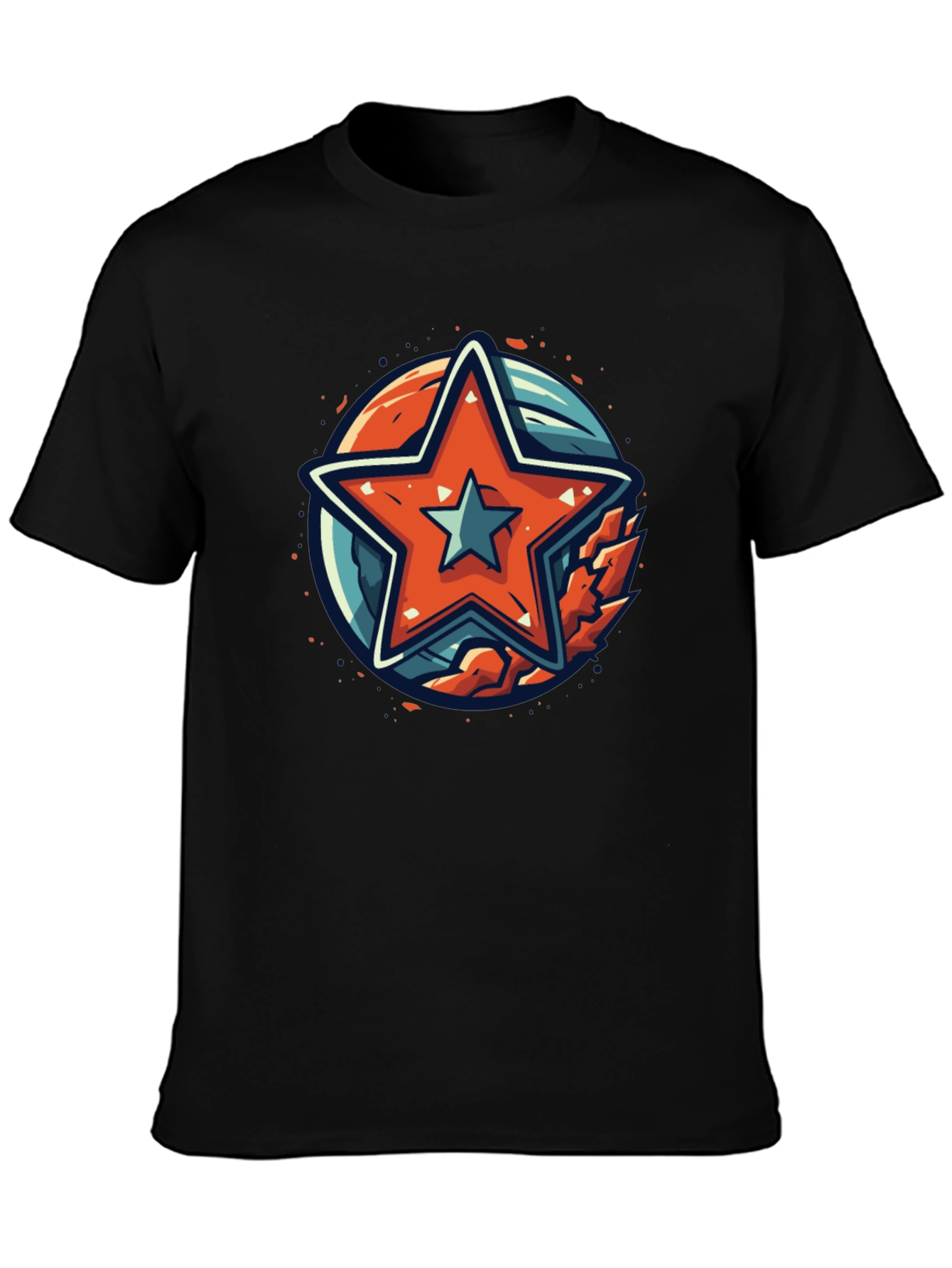 Star Graphic Black T-Shirt