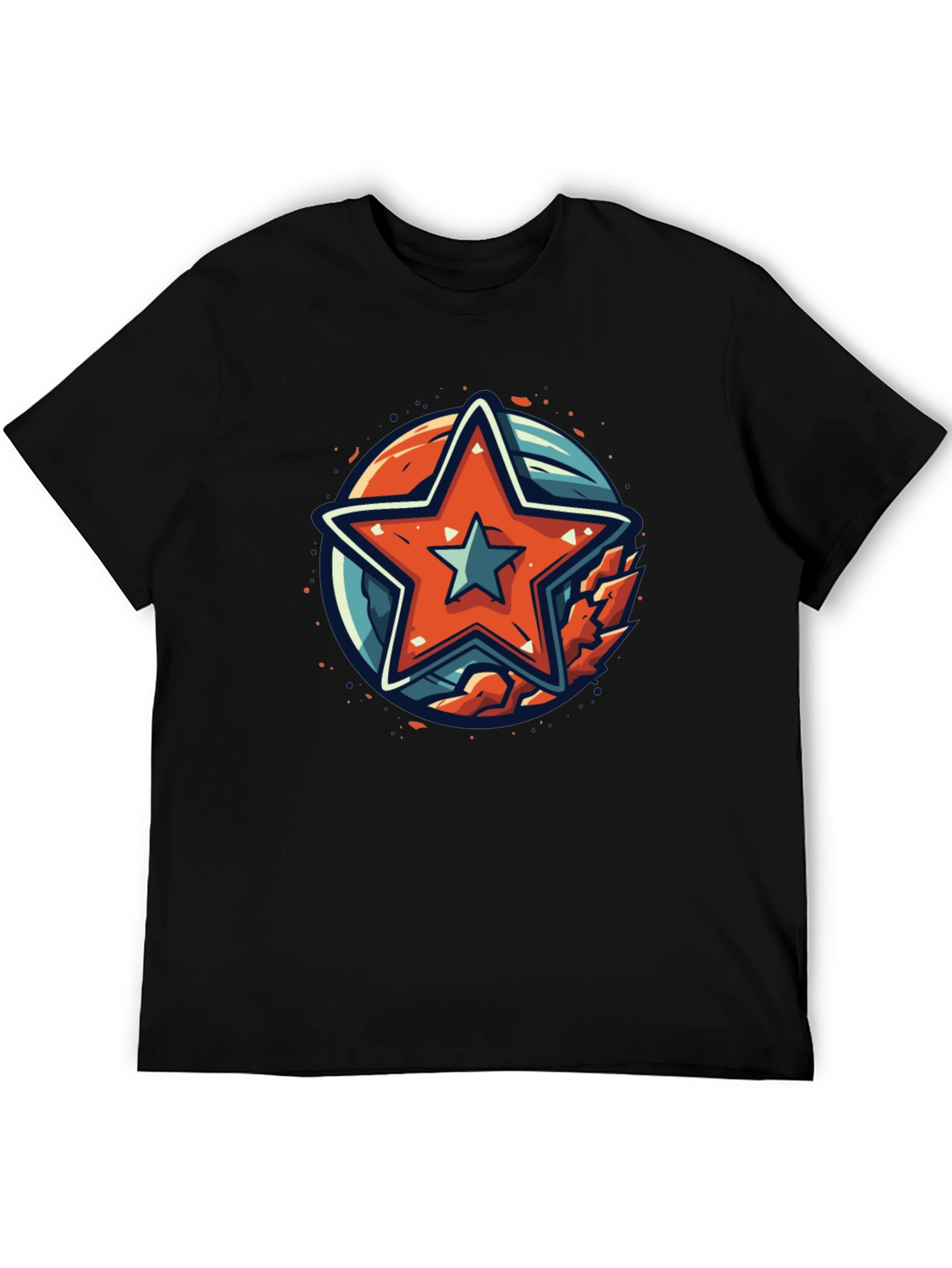 Star Graphic Black T-Shirt