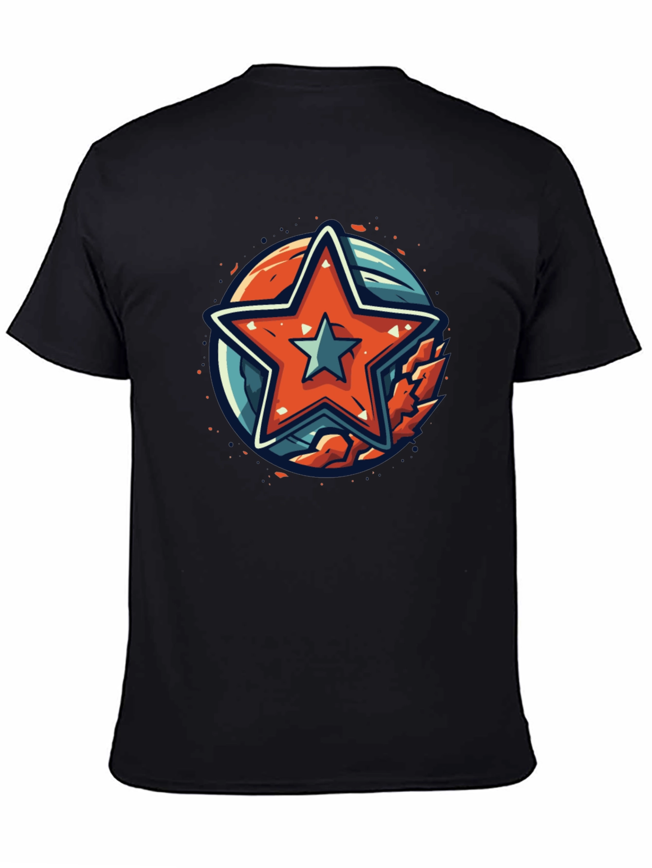 Star Graphic Black T-Shirt