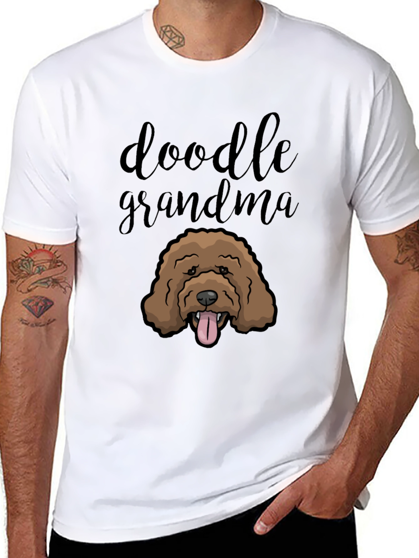Doodle Grandma T-Shirt - Dog Lover Tee