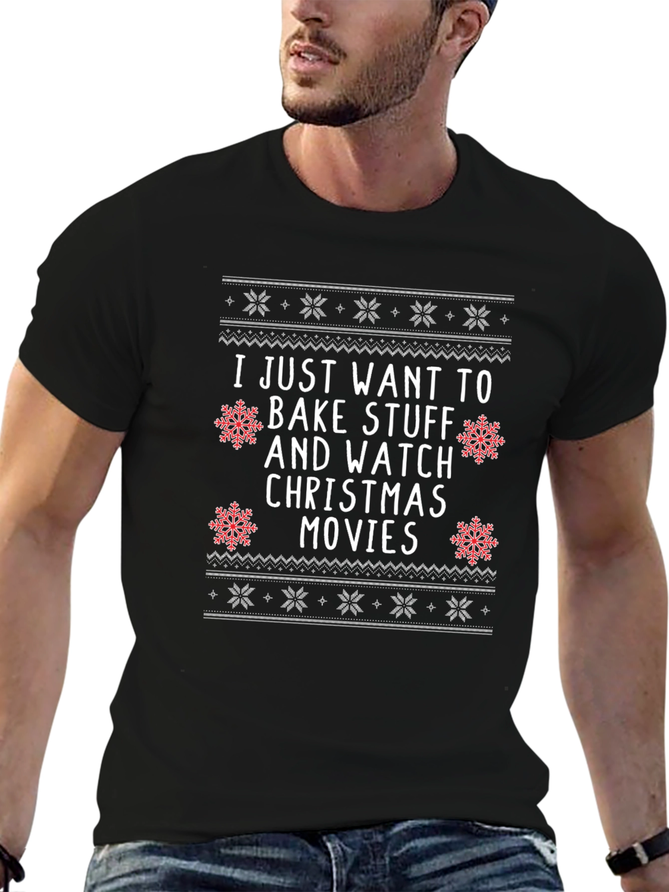 Bake Stuff & Watch Christmas Movies T-Shirt