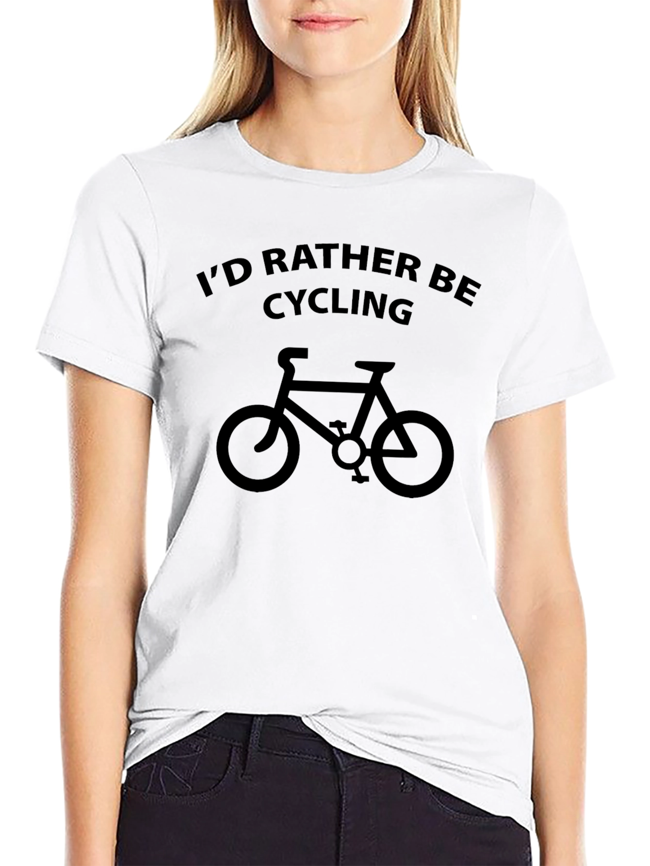 Cycling T-Shirt: Id Rather Be Cycling
