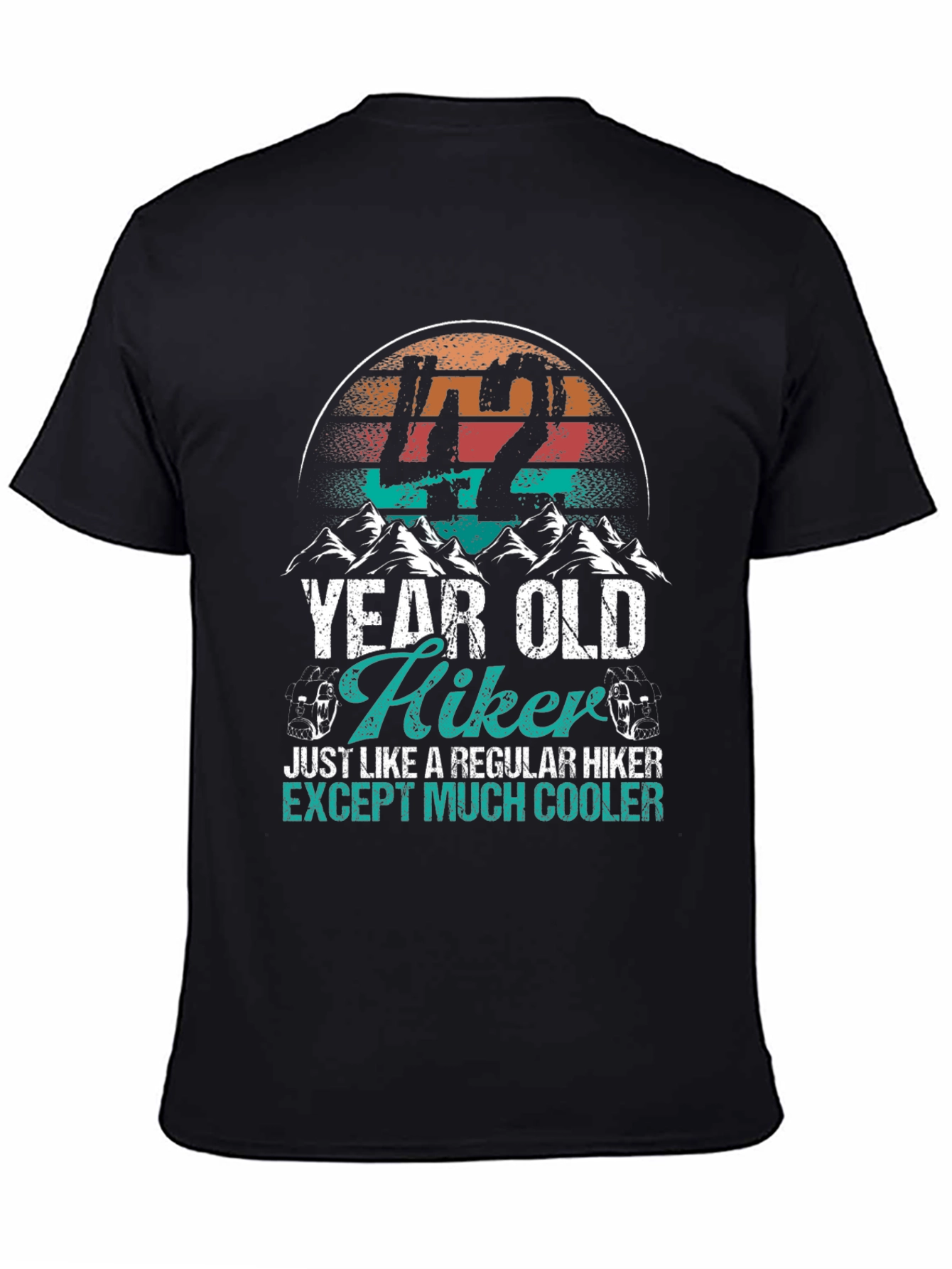 42 Year Old Hiker T-Shirt - Cool Hiking Gift