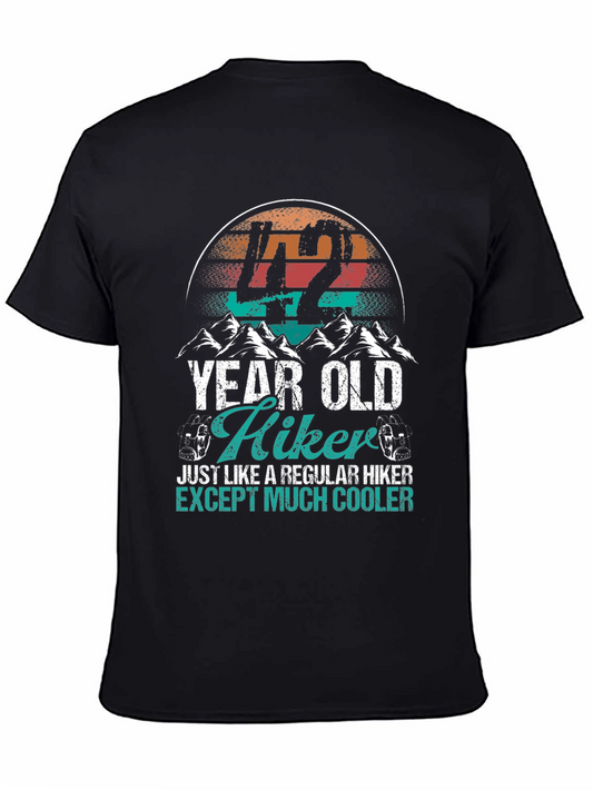 42 Year Old Hiker T-Shirt - Cool Hiking Gift