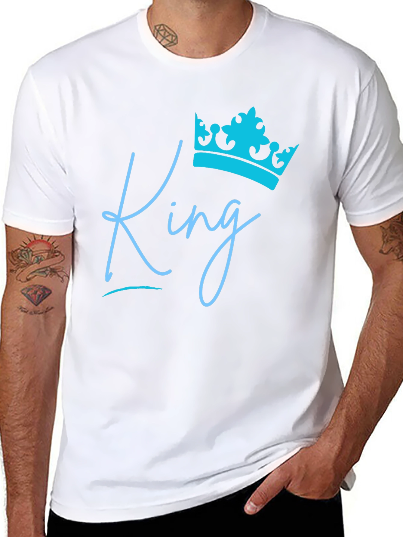 King Crown Graphic T-Shirt - Stylish Menswear