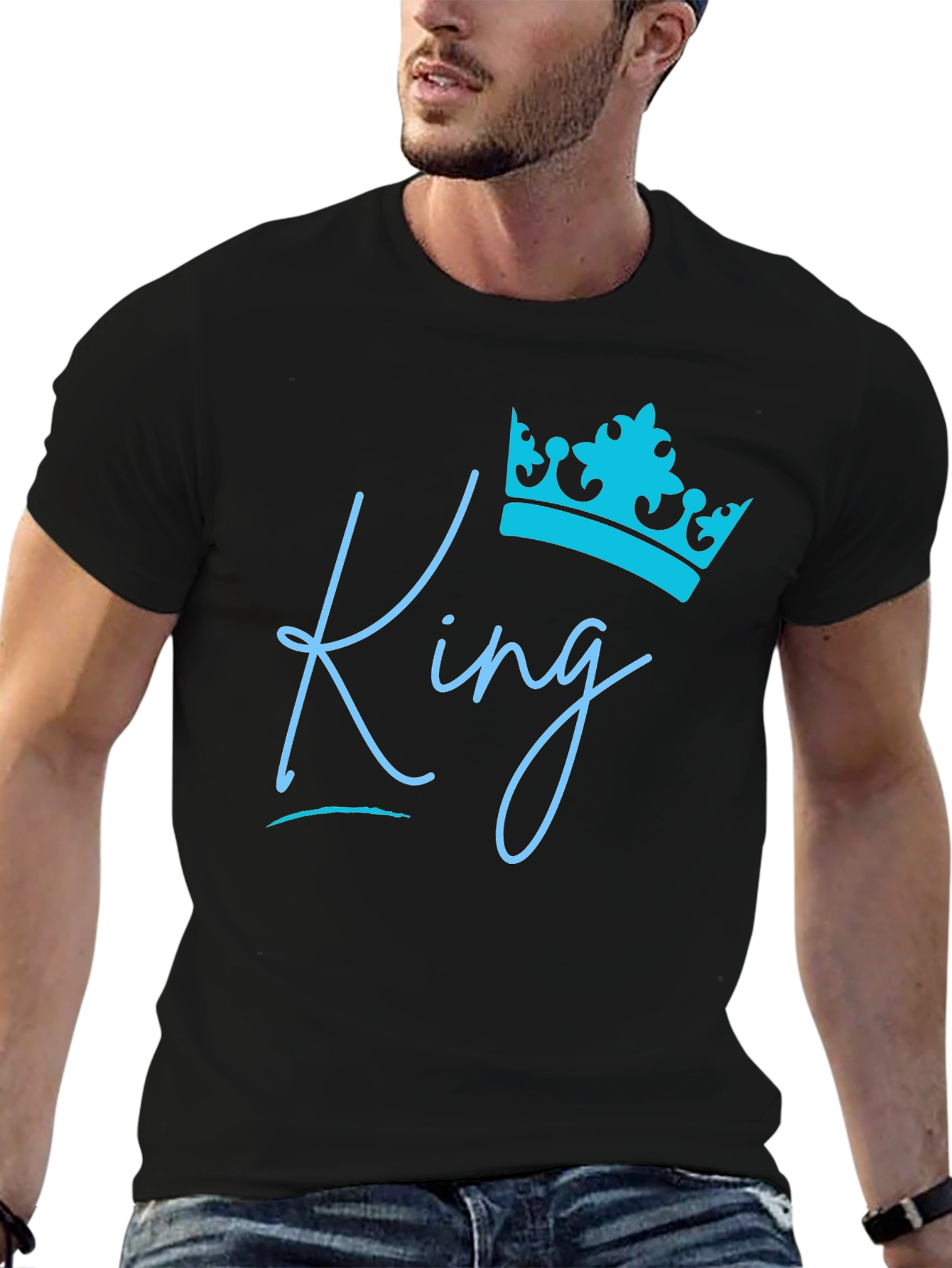 King Crown Graphic T-Shirt - Stylish Menswear