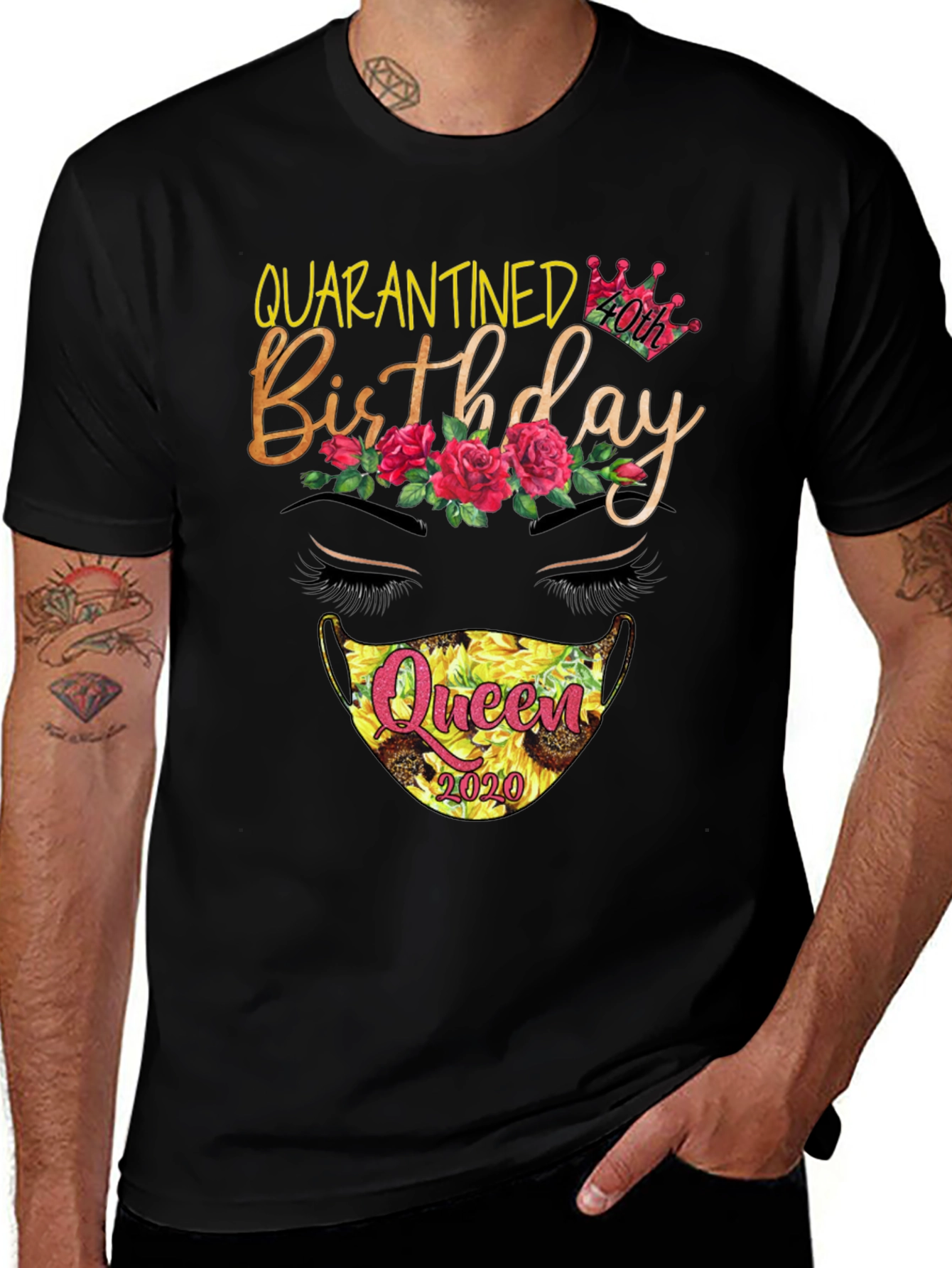 Quarantined 40th Birthday Queen T-Shirt