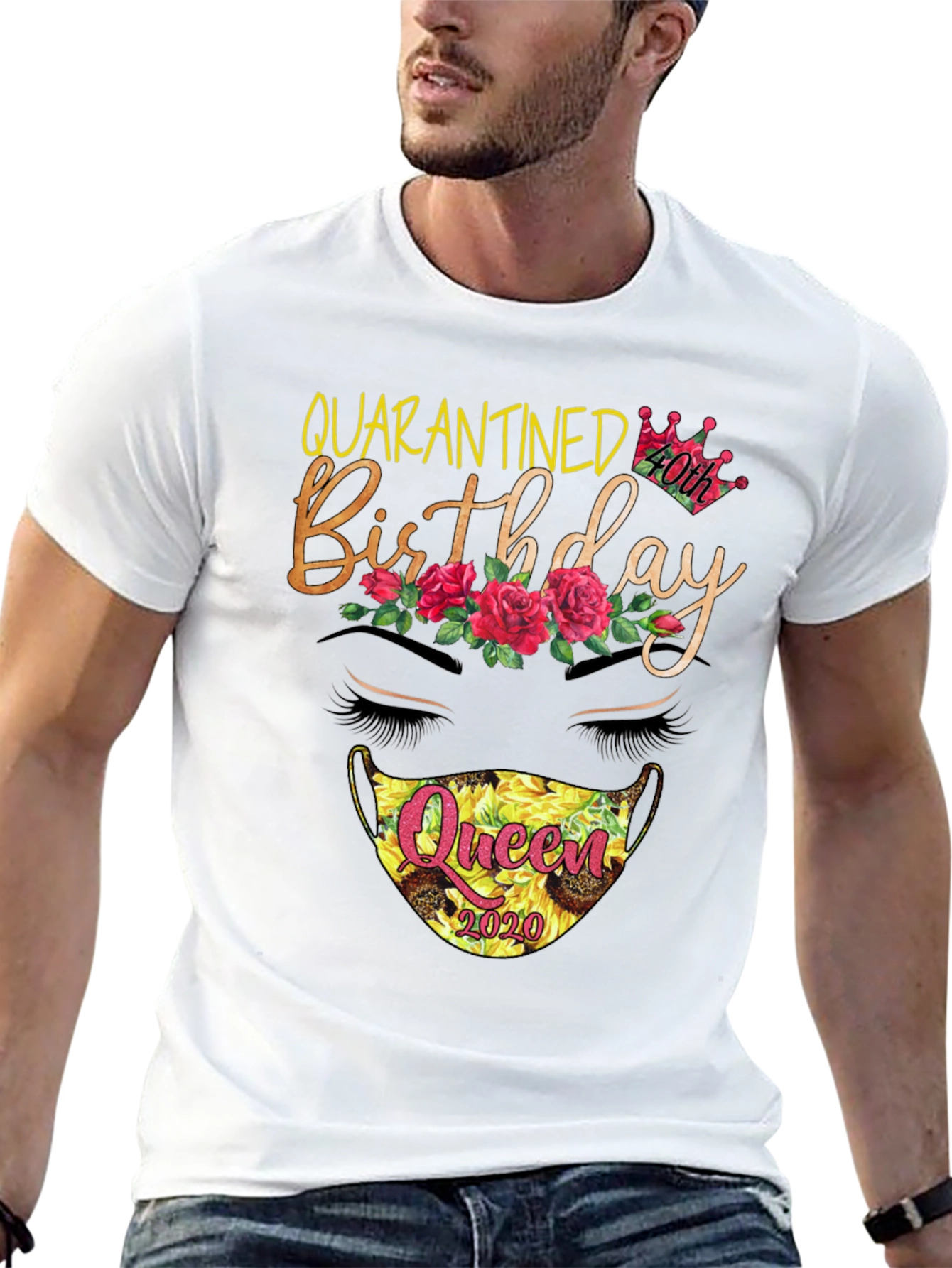 Quarantined 40th Birthday Queen T-Shirt