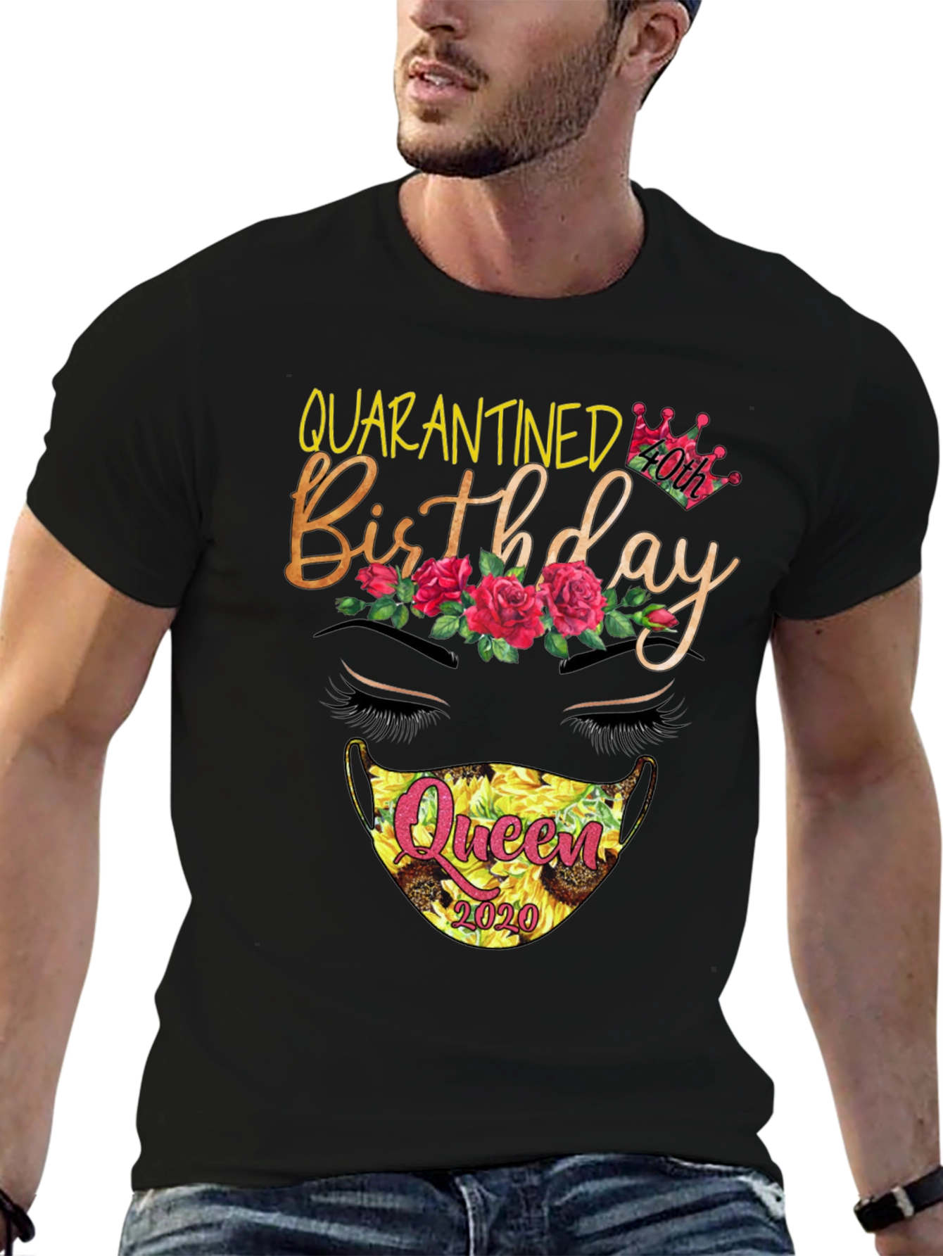 Quarantined 40th Birthday Queen T-Shirt