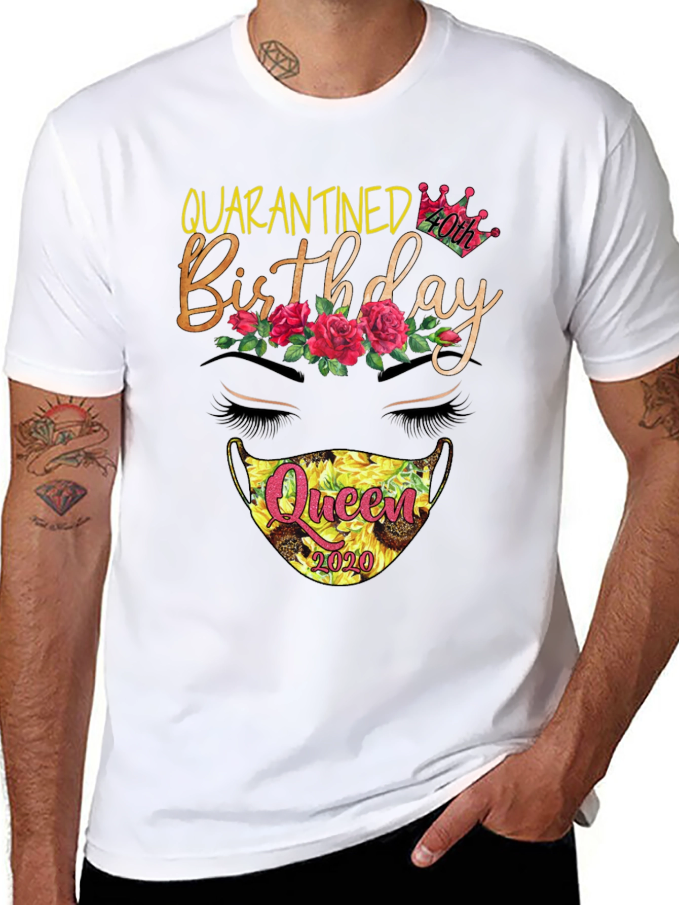 Quarantined 40th Birthday Queen T-Shirt