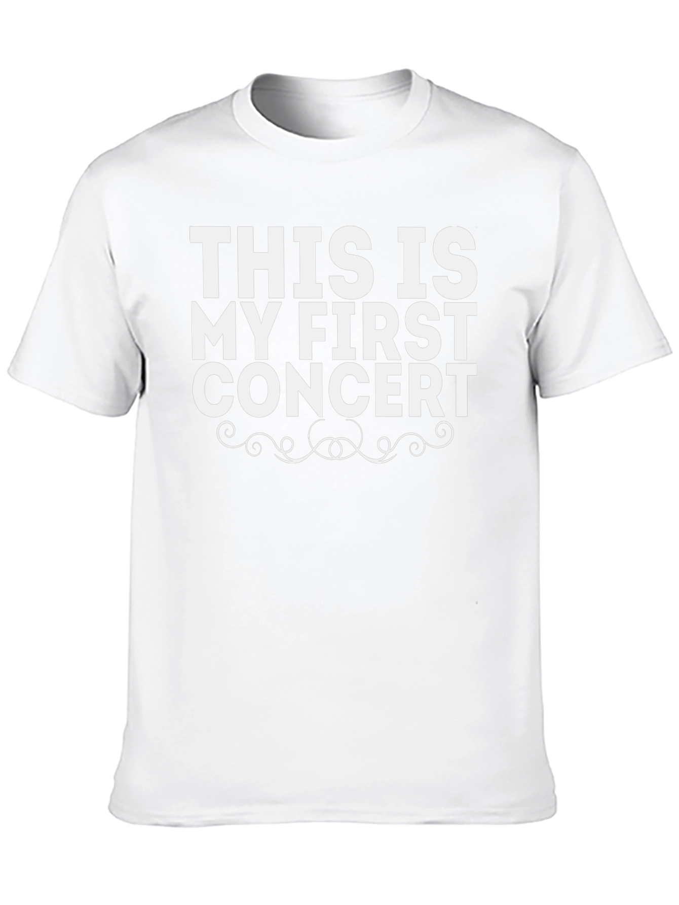 First Concert Graphic Tee - Black Cotton T-Shirt