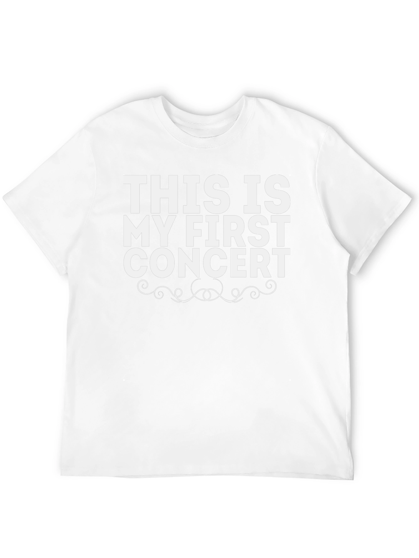 First Concert Graphic Tee - Black Cotton T-Shirt