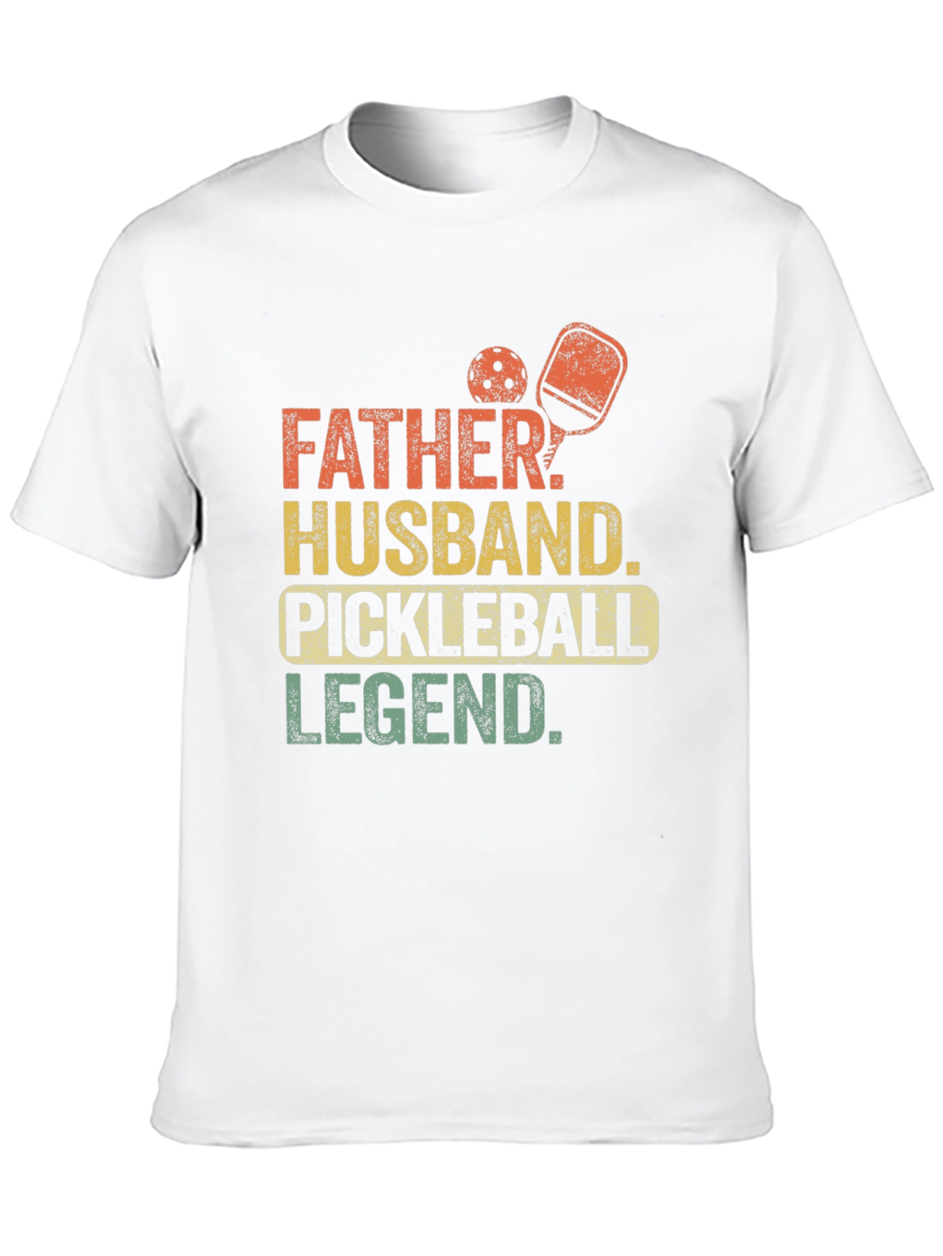 Father Husband Pickleball Legend Graphic Tee