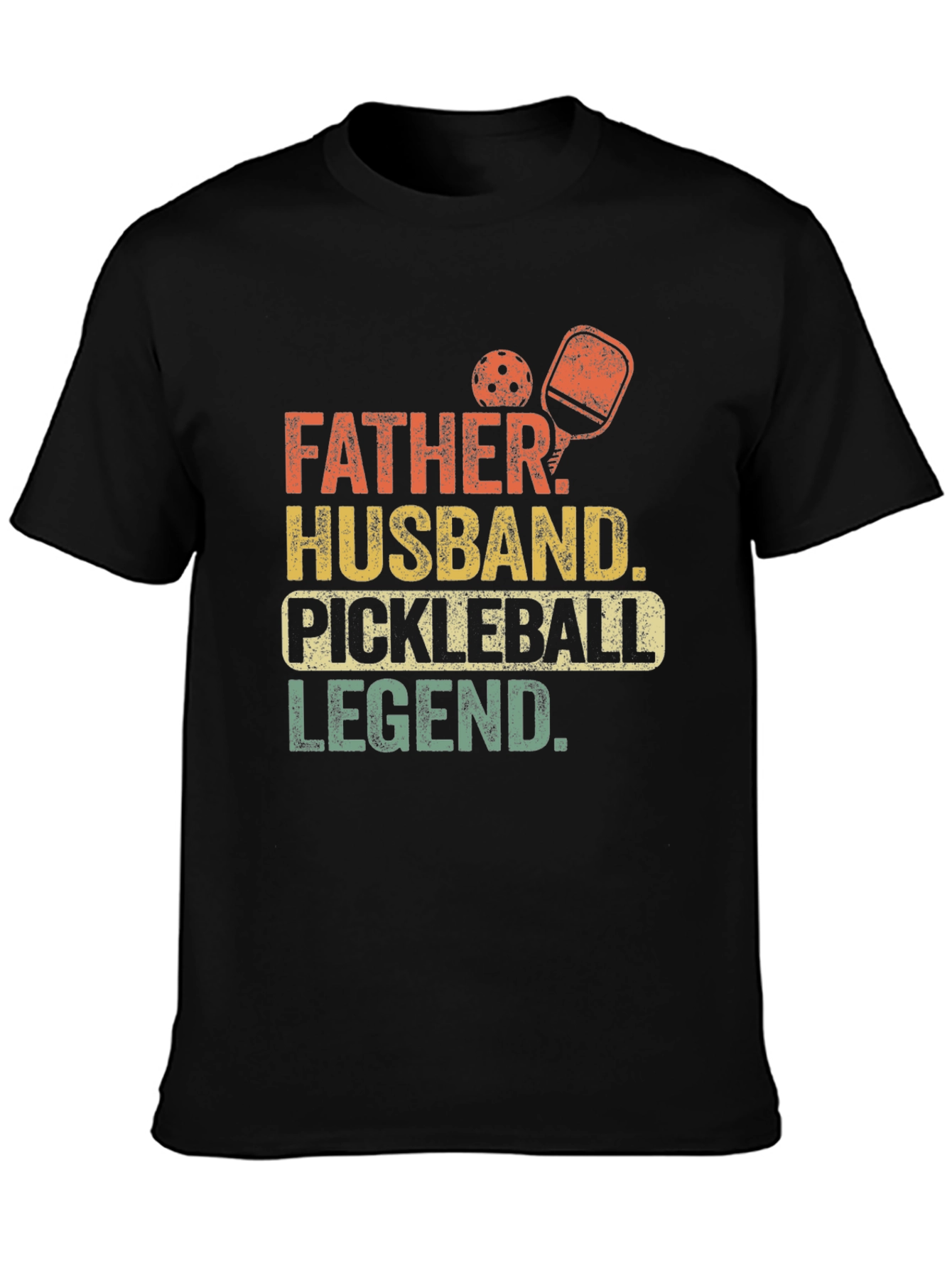 Father Husband Pickleball Legend Graphic Tee