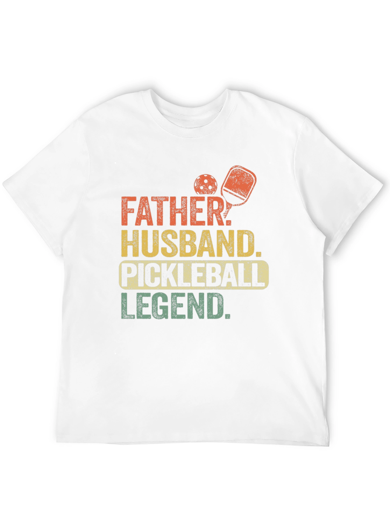 Father Husband Pickleball Legend Graphic Tee
