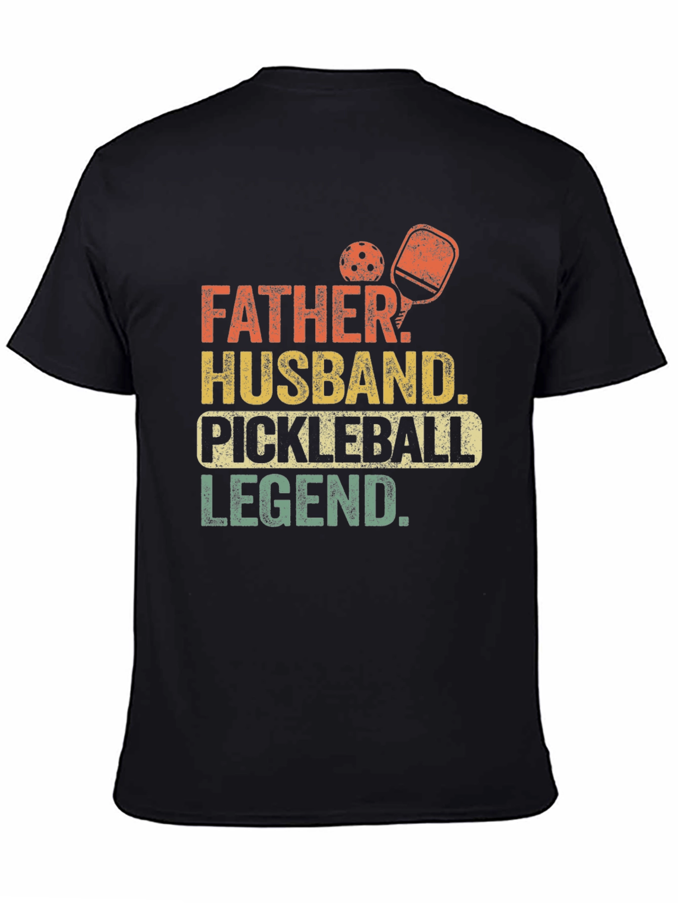 Father Husband Pickleball Legend Graphic Tee