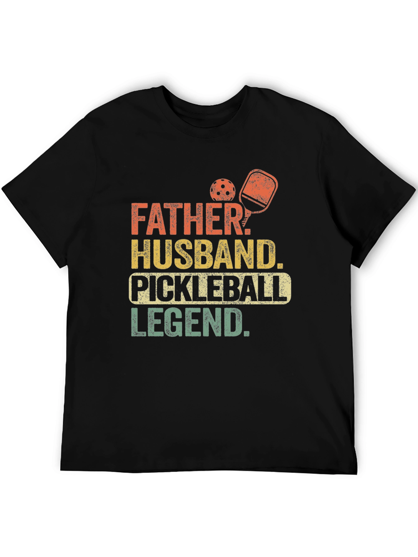 Father Husband Pickleball Legend Graphic Tee