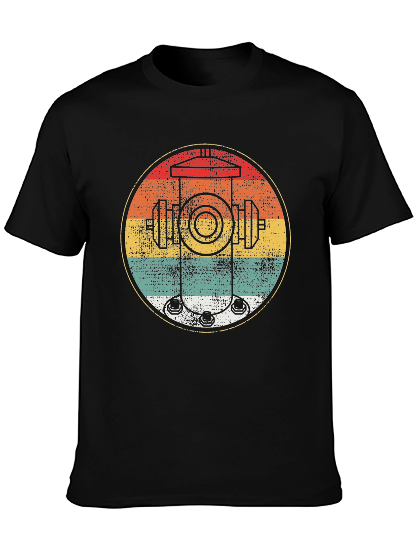 Retro Fire Hydrant Graphic Tee