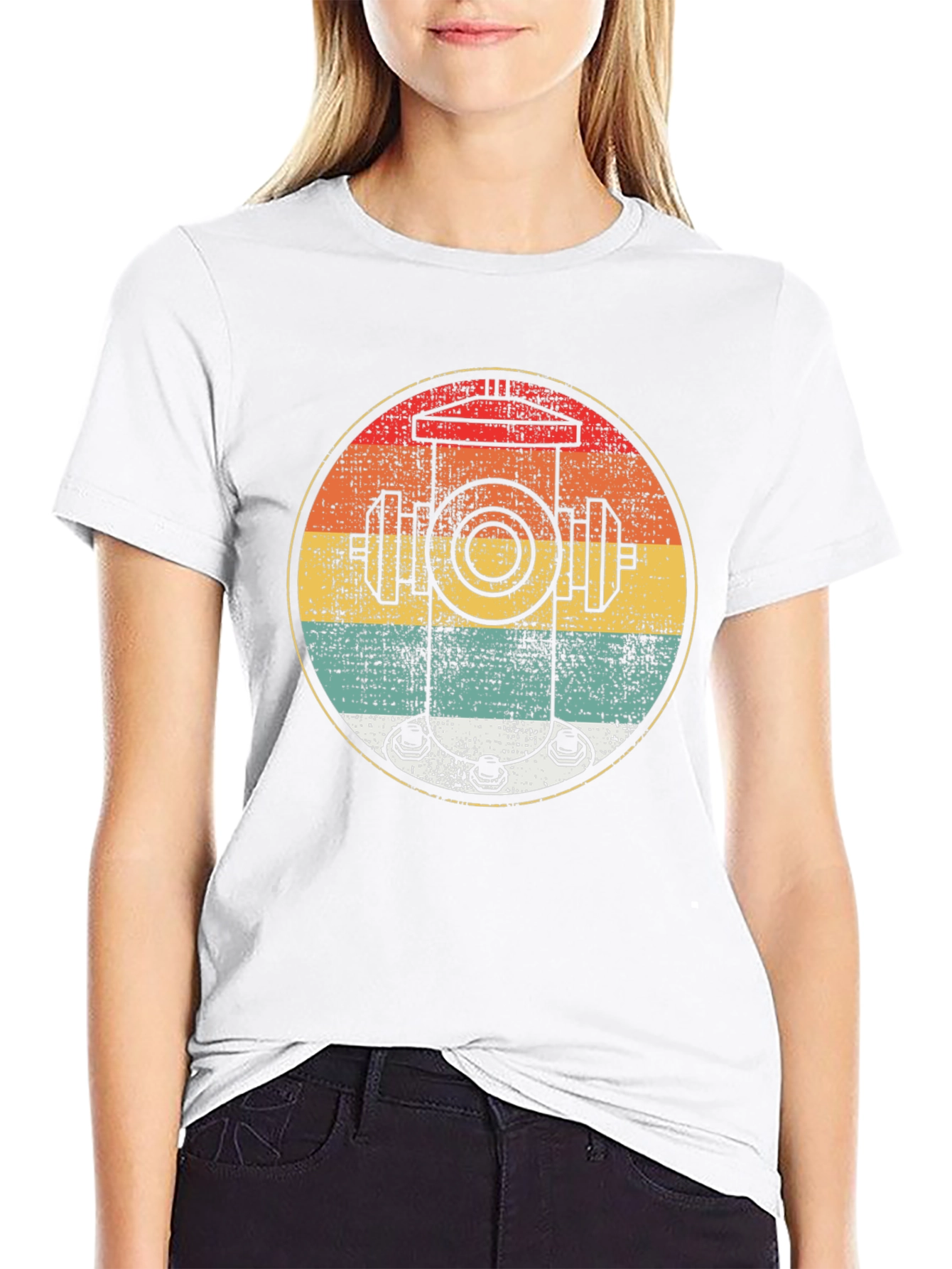 Retro Fire Hydrant Graphic Tee