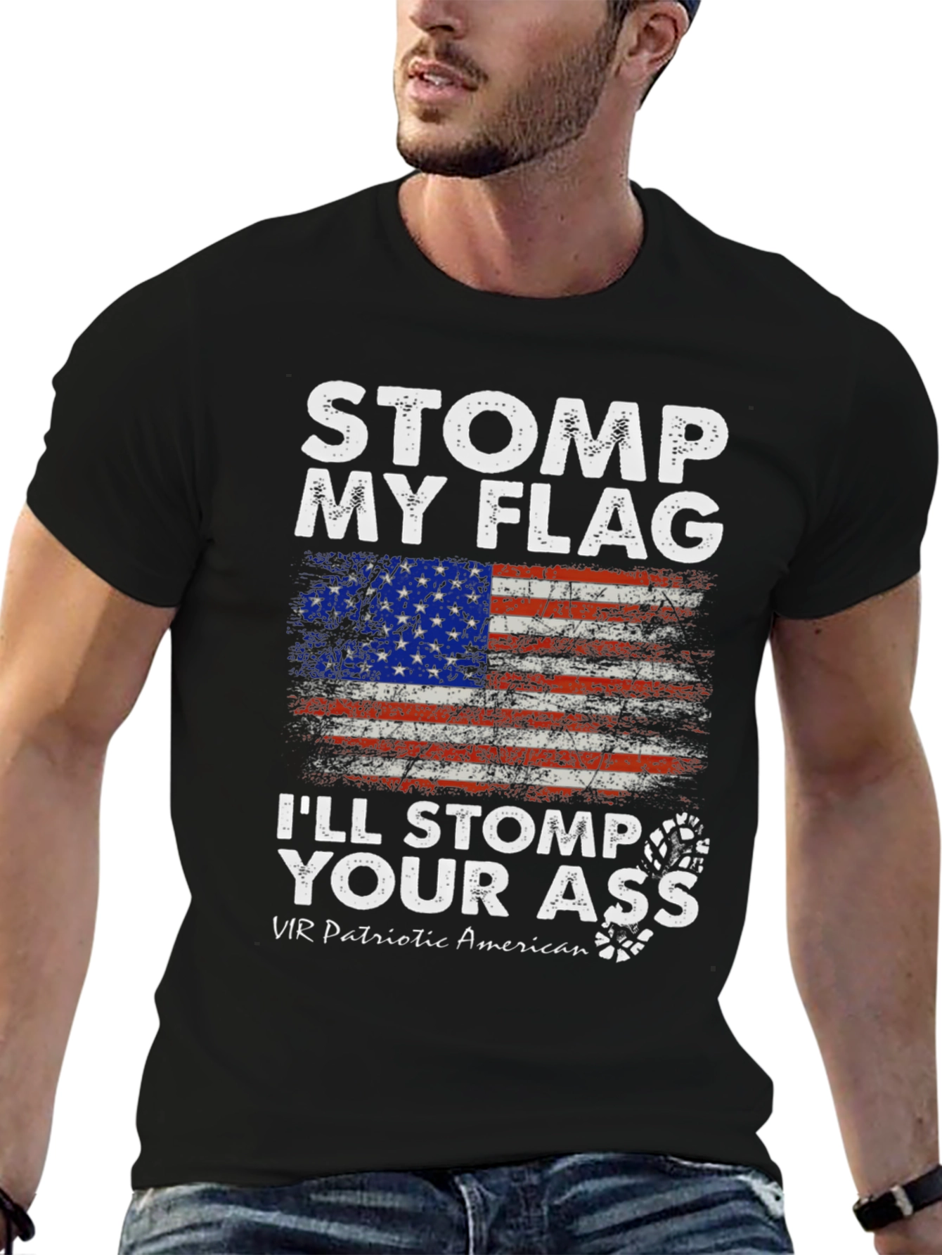 Stomp My Flag Ill Stomp Your Ass T-Shirt