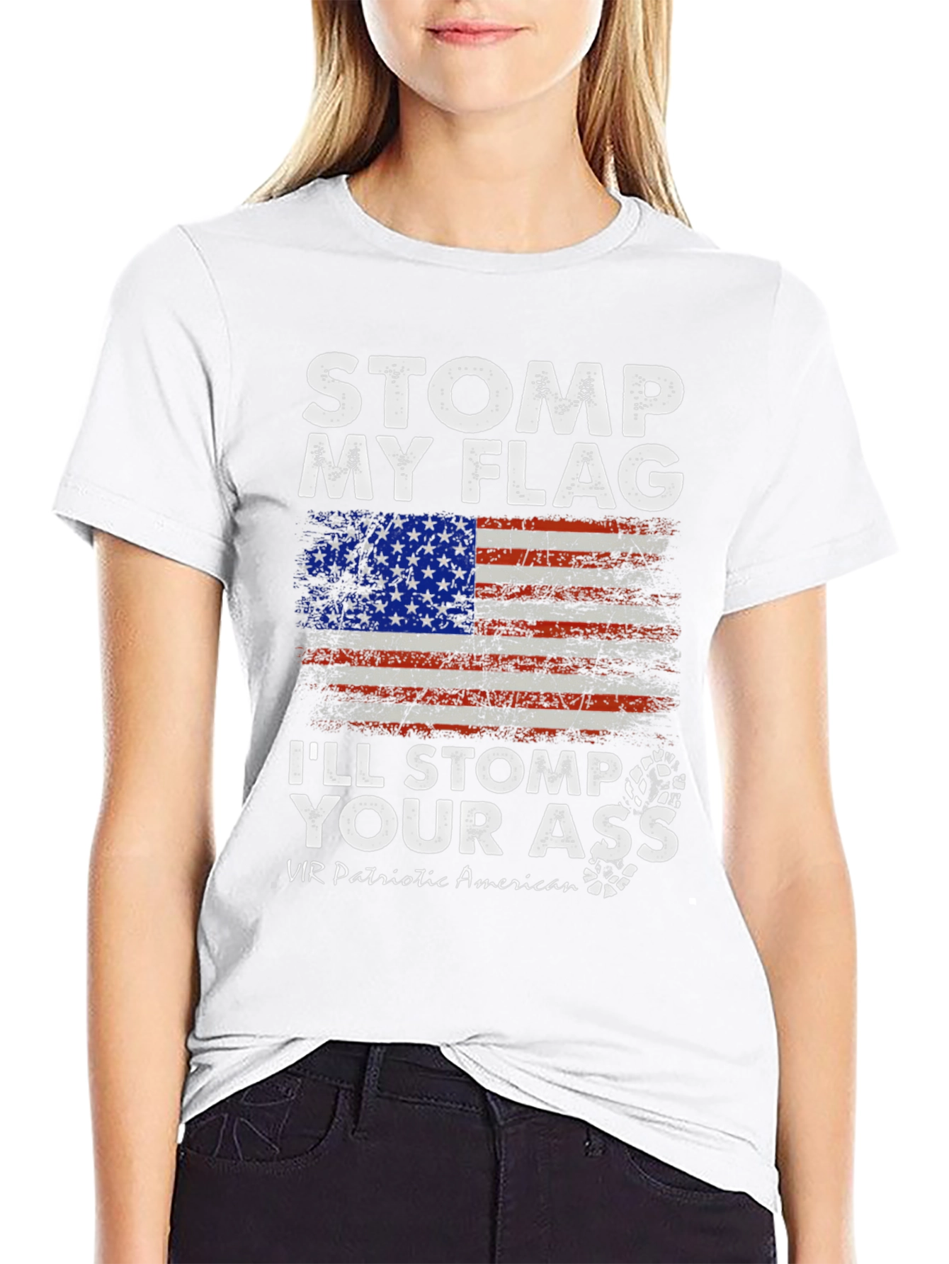 Stomp My Flag Ill Stomp Your Ass T-Shirt