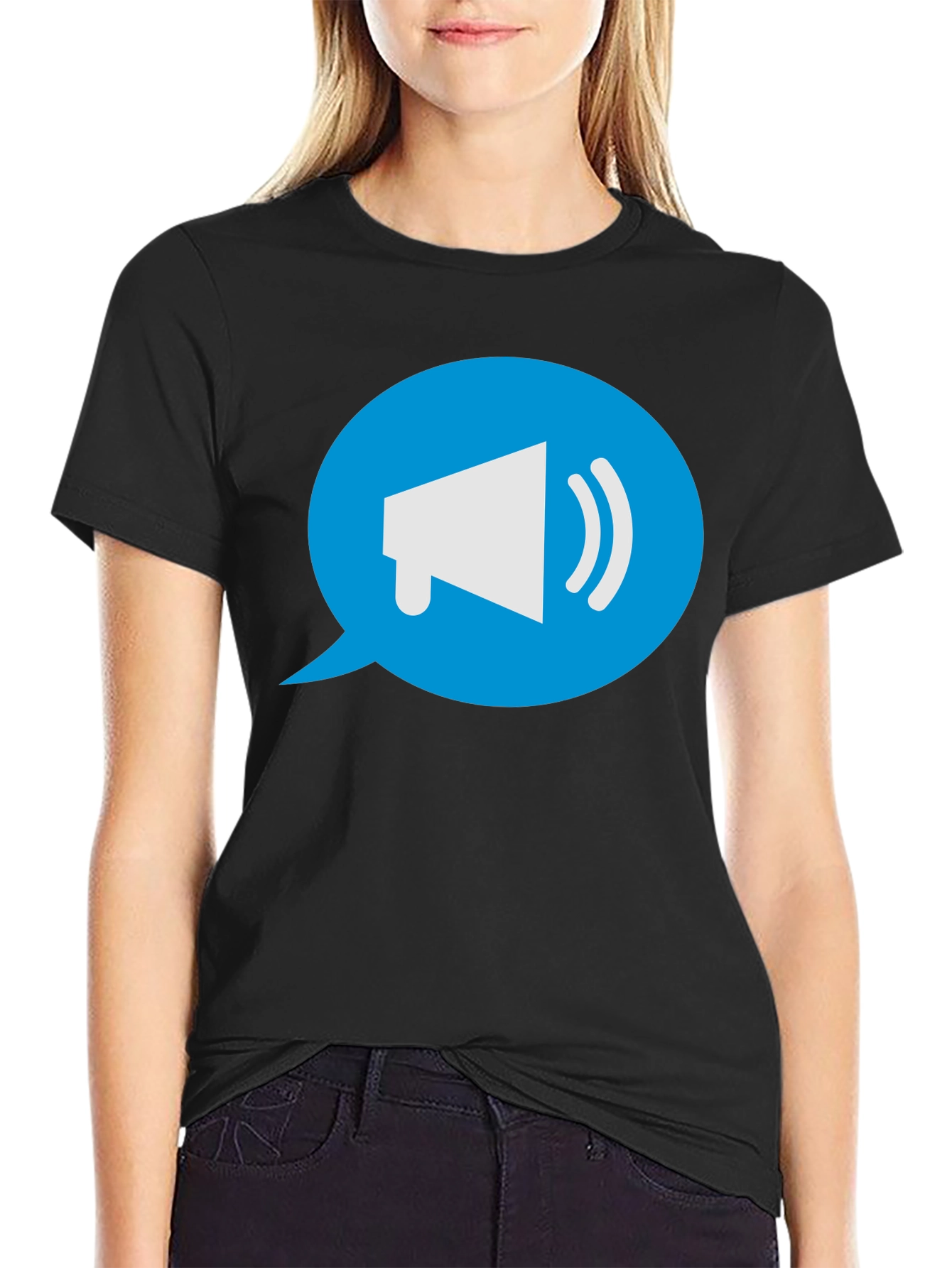 Megaphone Graphic T-Shirt - Bold Statement Tee