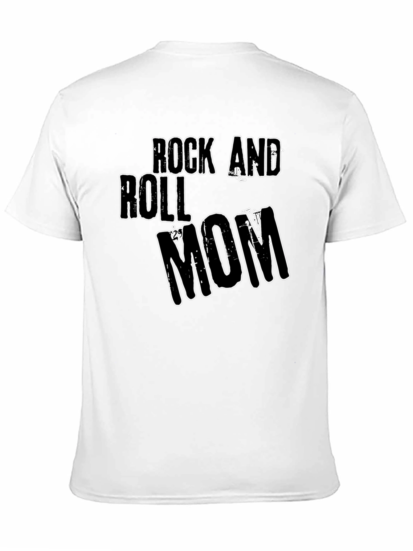 Rock and Roll Mom Black Graphic Tee