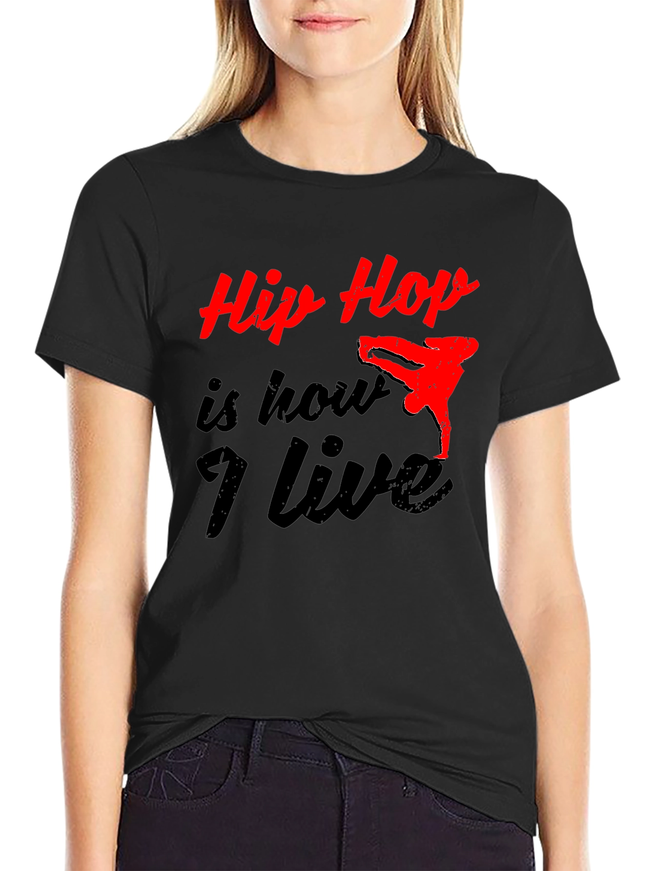 Hip Hop Is How I Live Black T-Shirt