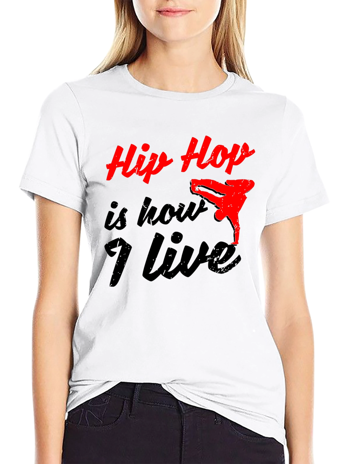 Hip Hop Is How I Live Black T-Shirt