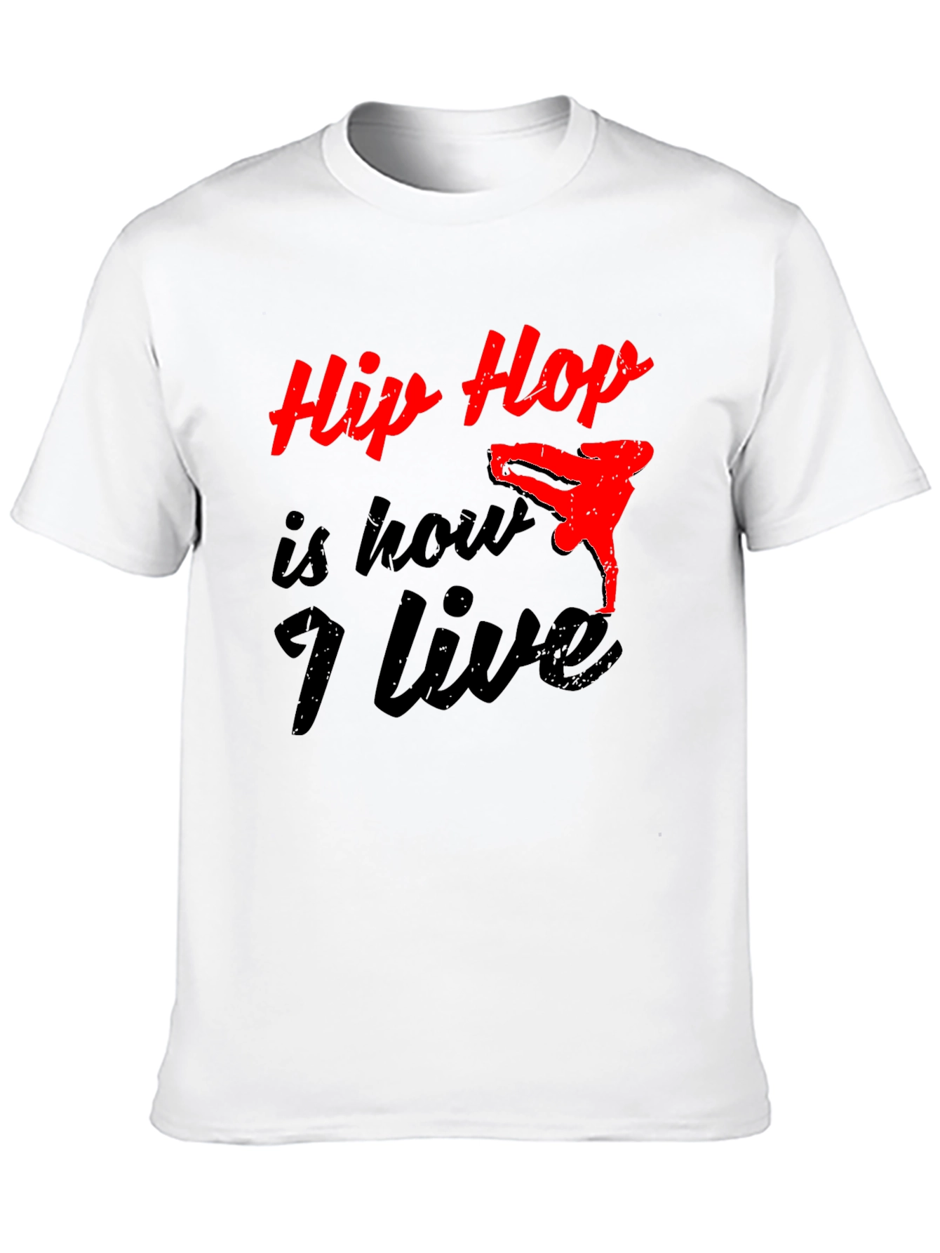 Hip Hop Is How I Live Black T-Shirt