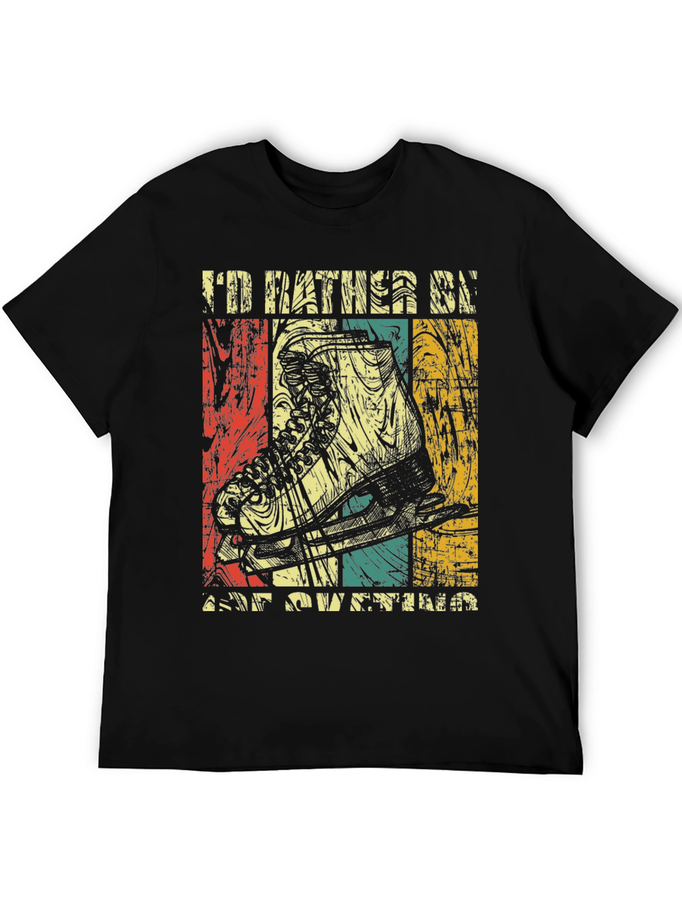 Id Rather Be Ice Skating T-Shirt