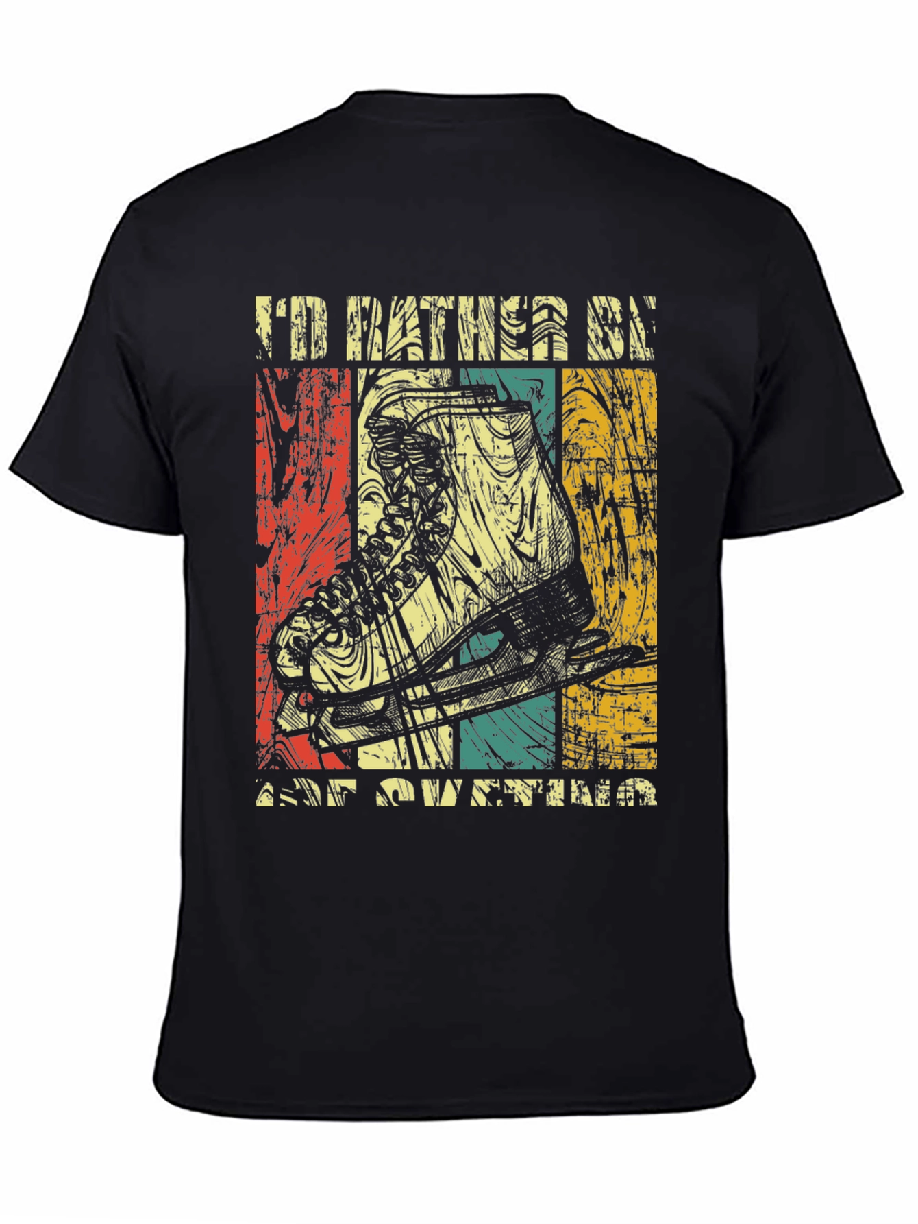 Id Rather Be Ice Skating T-Shirt