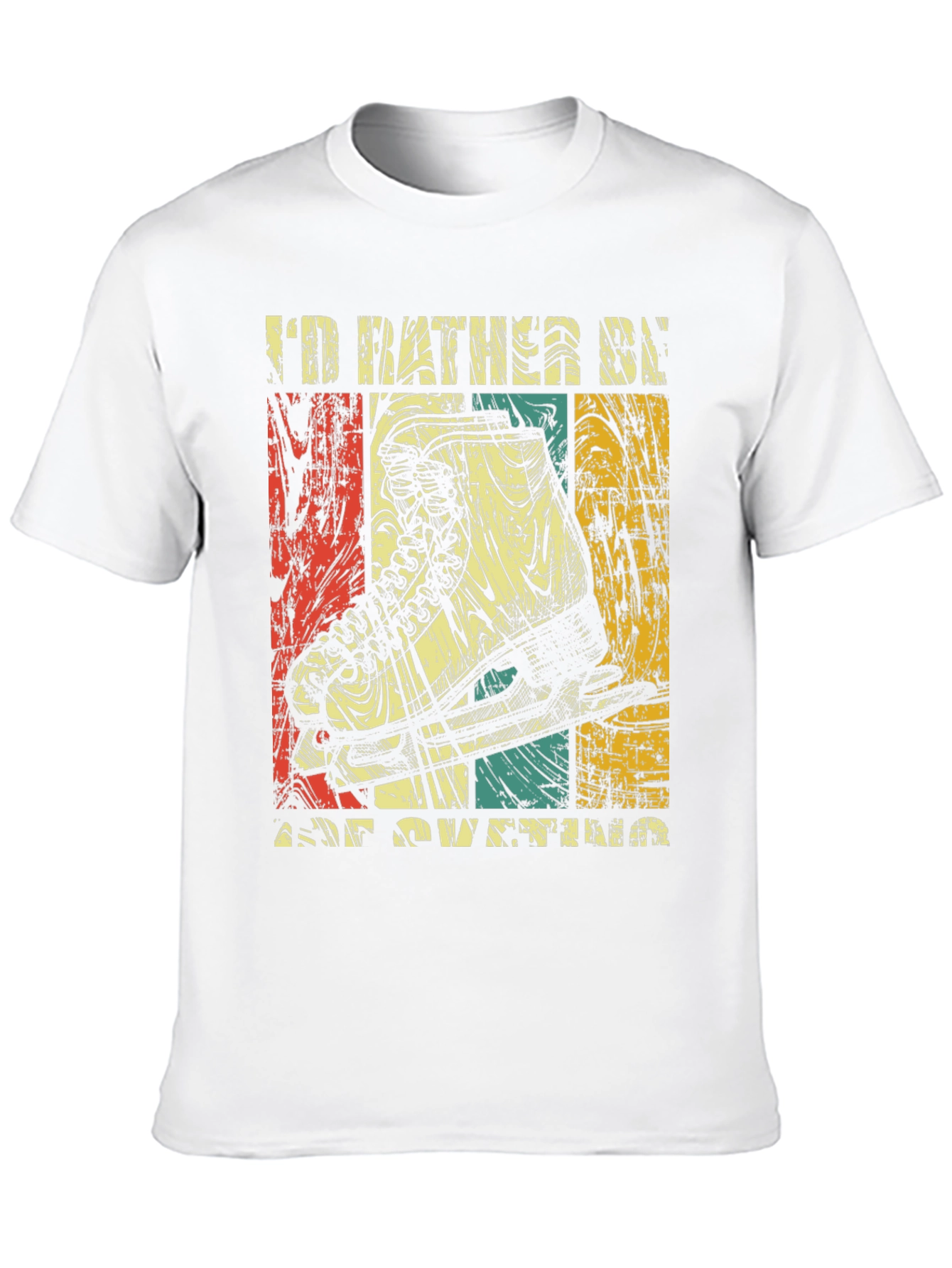 Id Rather Be Ice Skating T-Shirt
