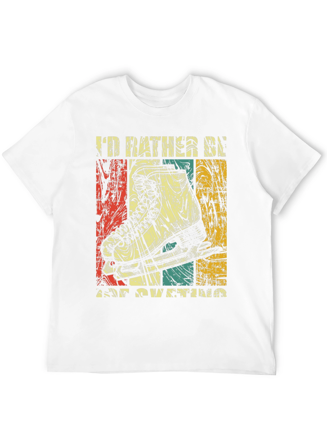 Id Rather Be Ice Skating T-Shirt