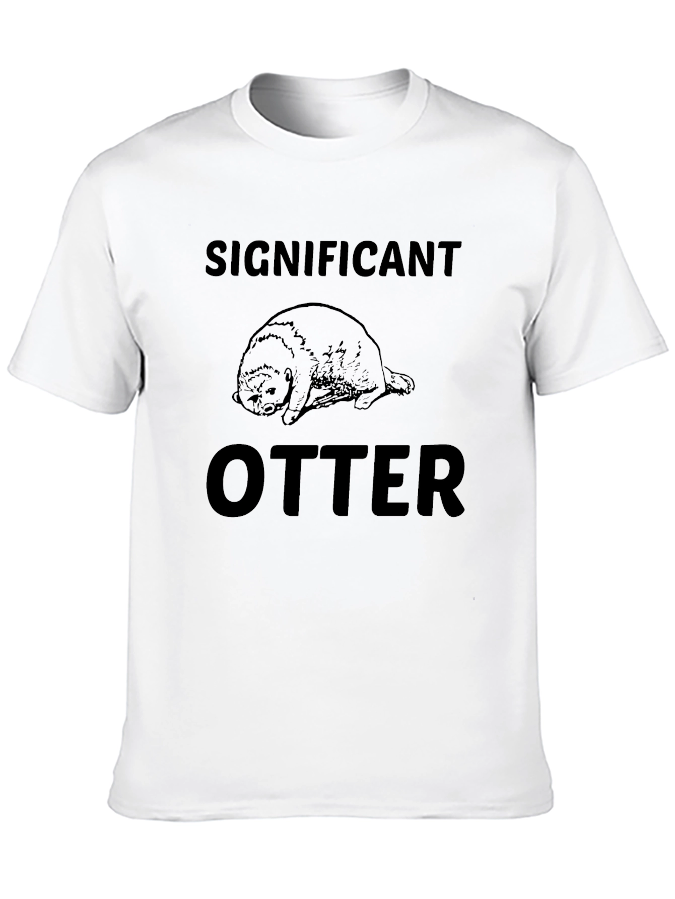 Significant Otter Graphic Tee - Novelty Humor T-Shirt