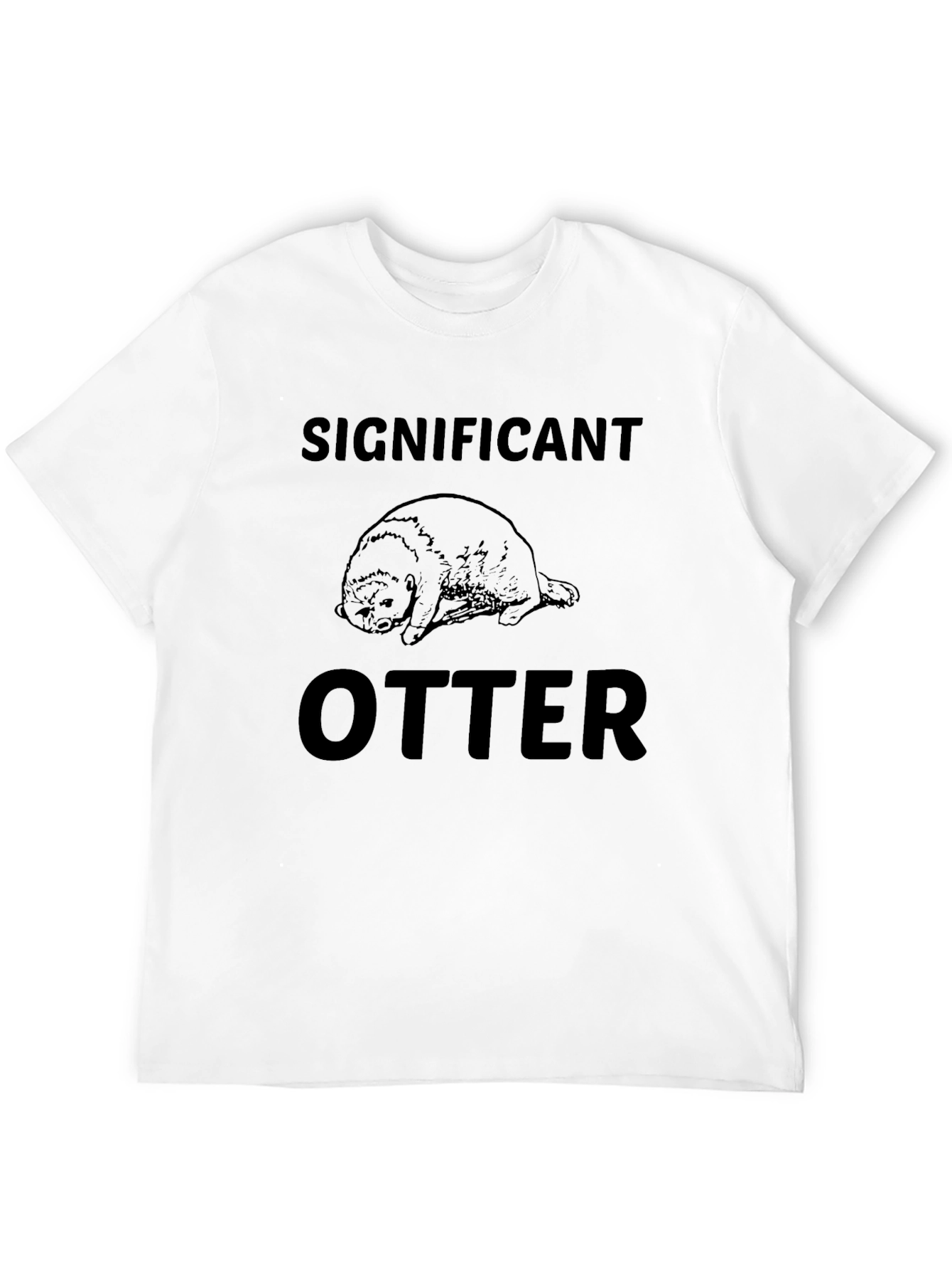 Significant Otter Graphic Tee - Novelty Humor T-Shirt
