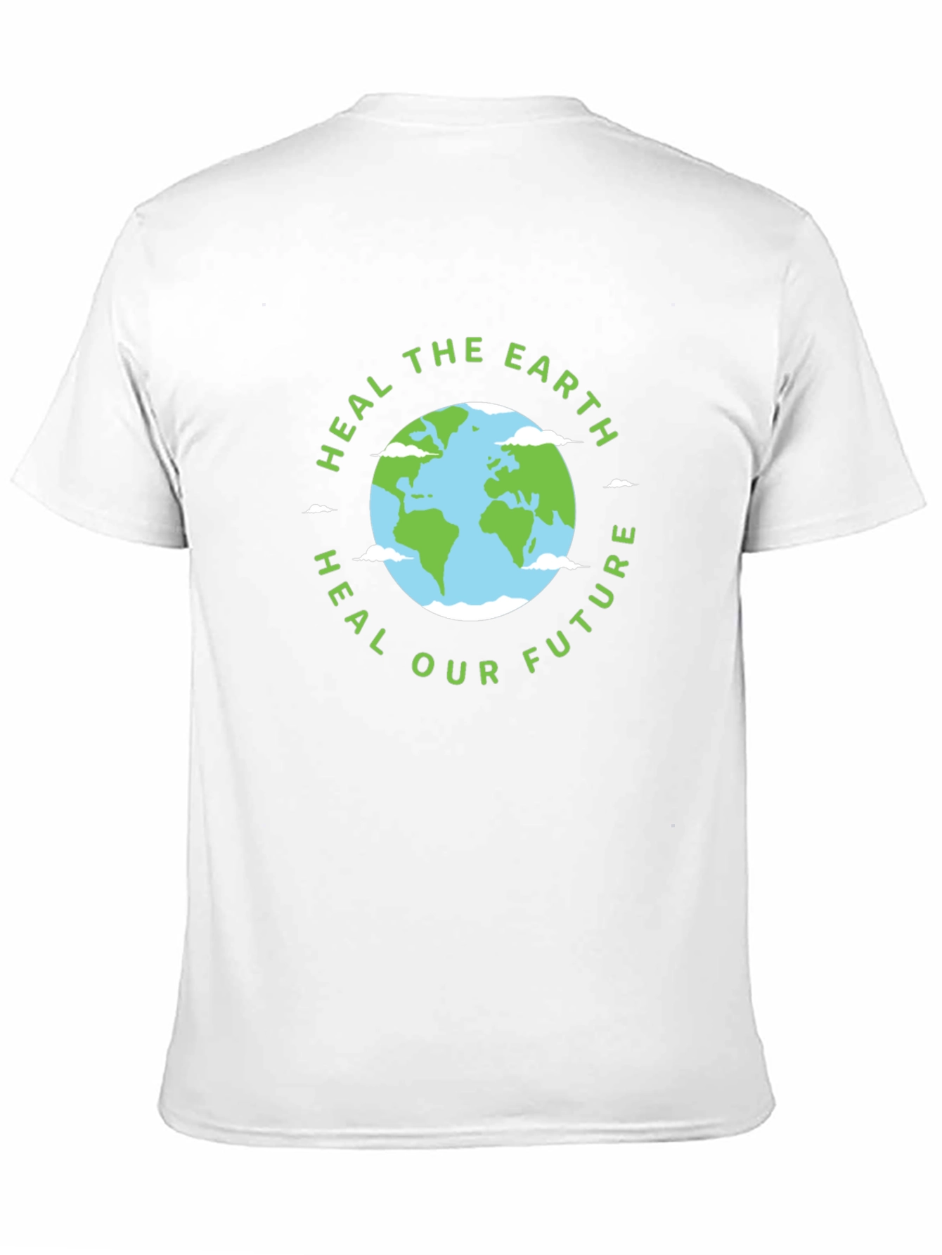 Eco-Friendly Heal the Earth Graphic T-Shirt