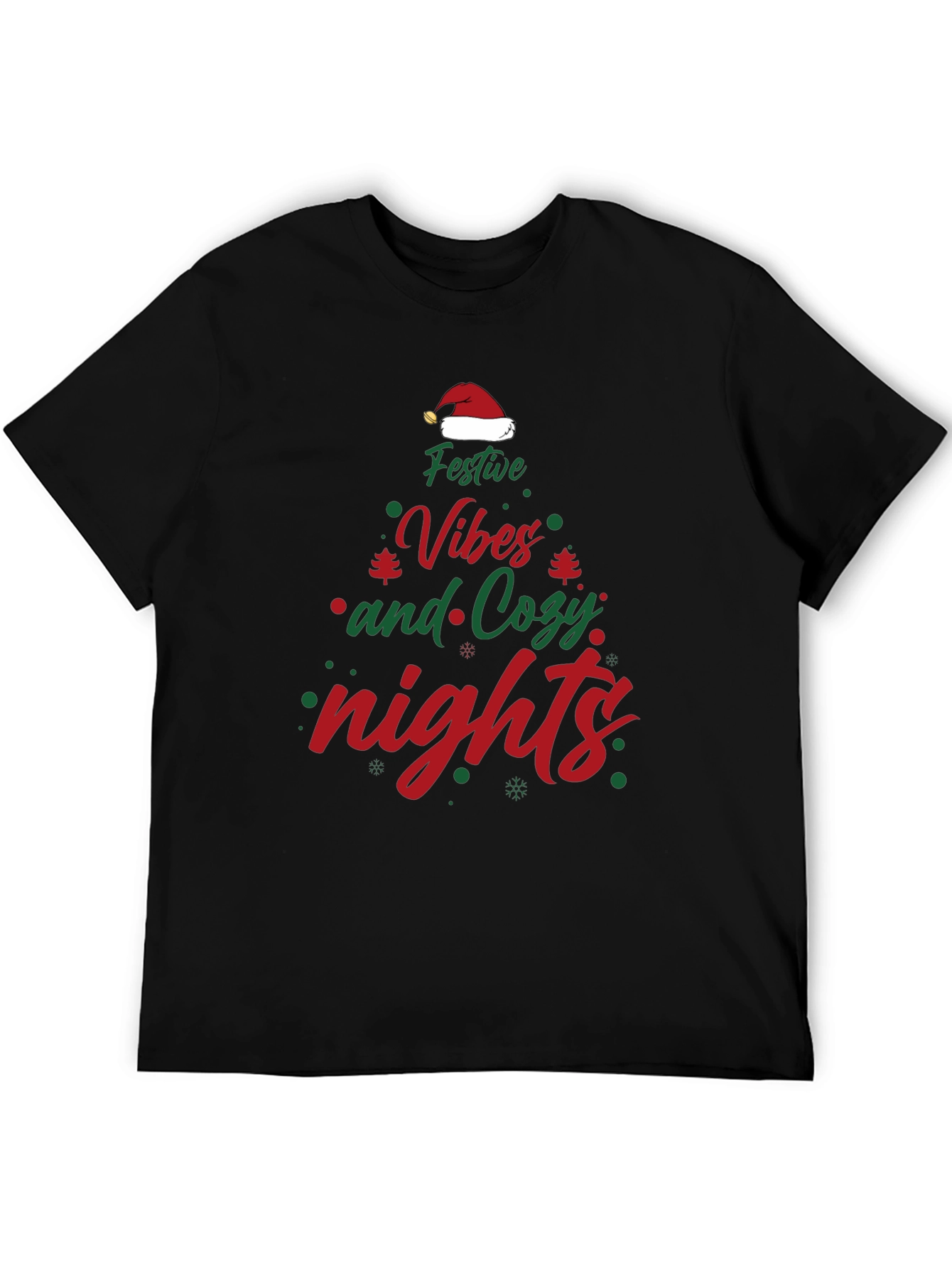 Festive Vibes Cozy Nights Christmas T-Shirt