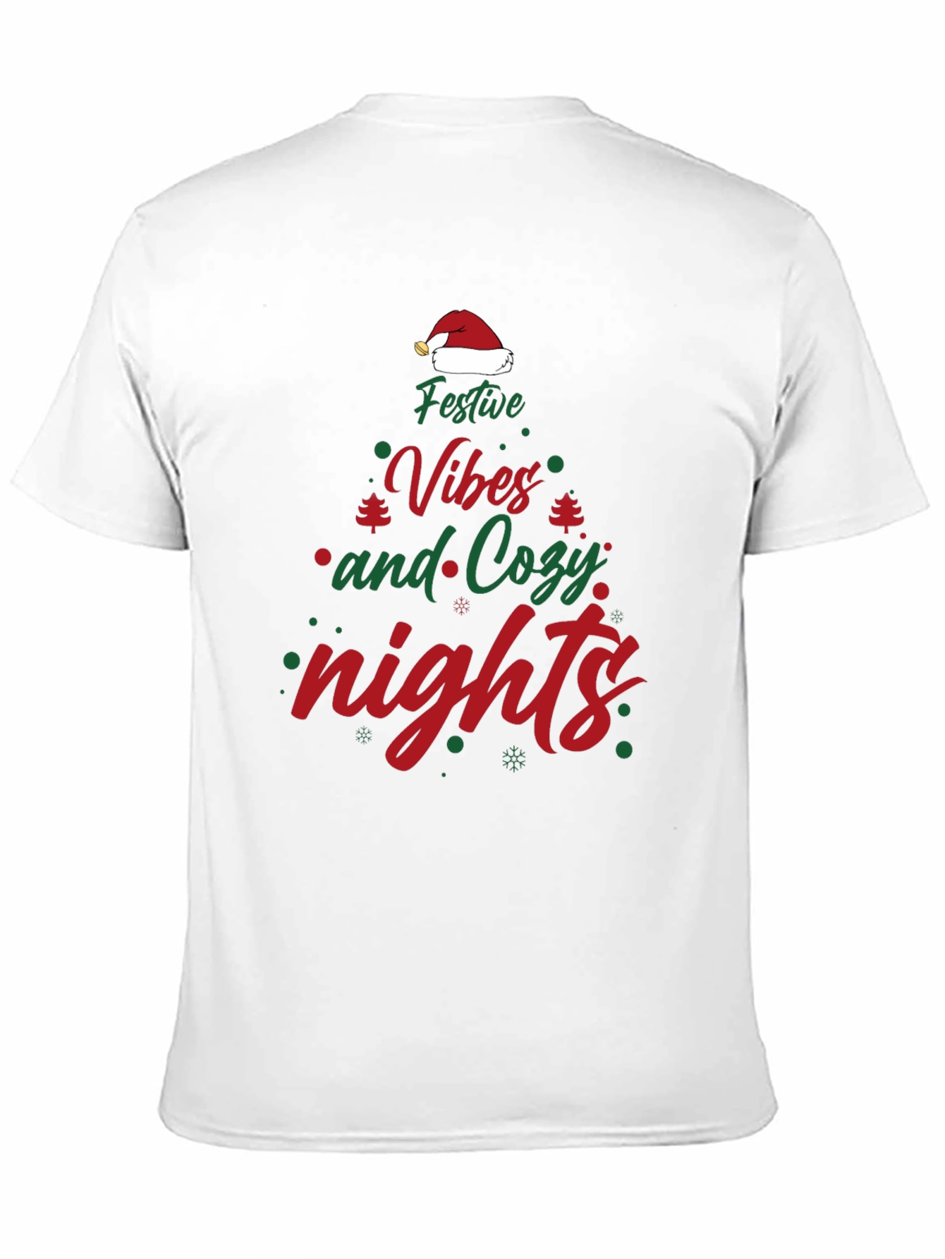 Festive Vibes Cozy Nights Christmas T-Shirt