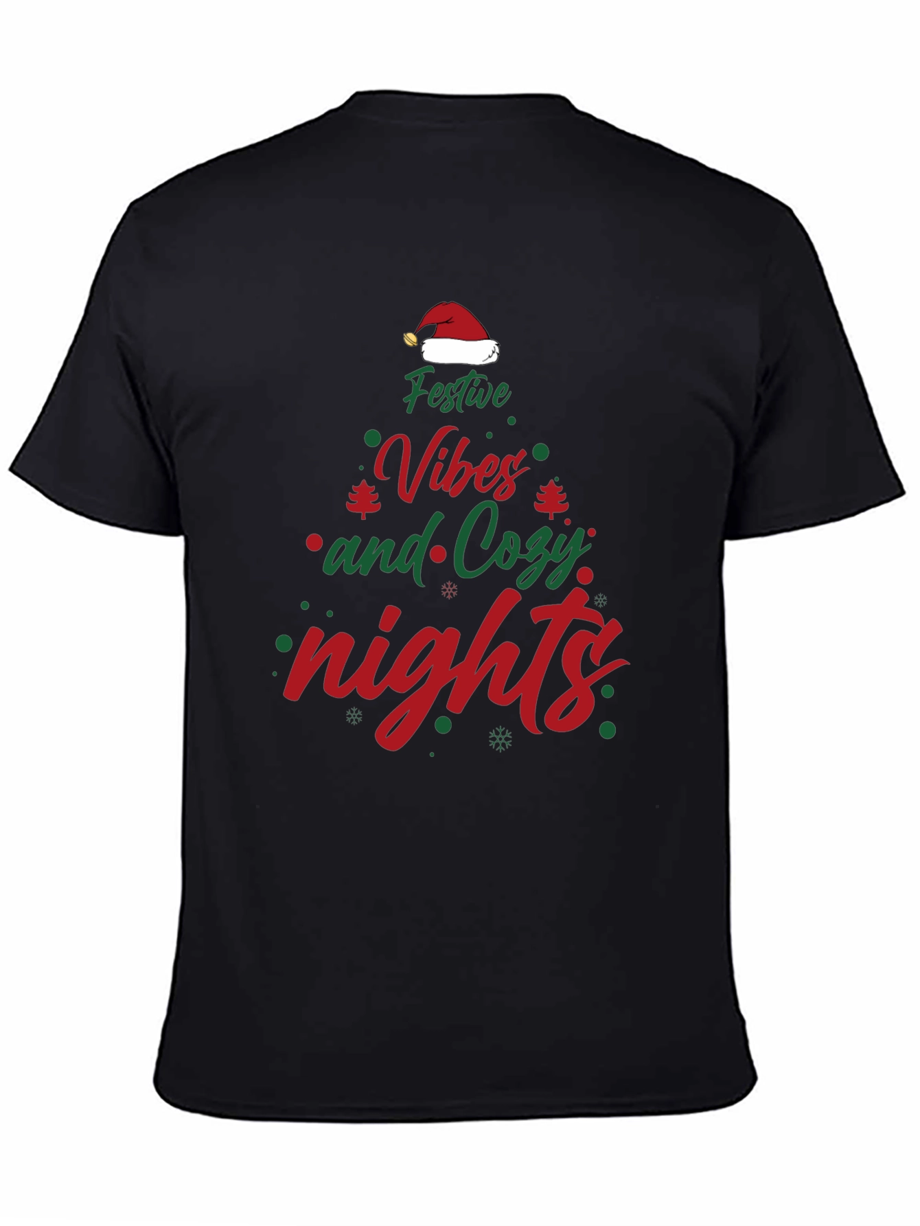 Festive Vibes Cozy Nights Christmas T-Shirt