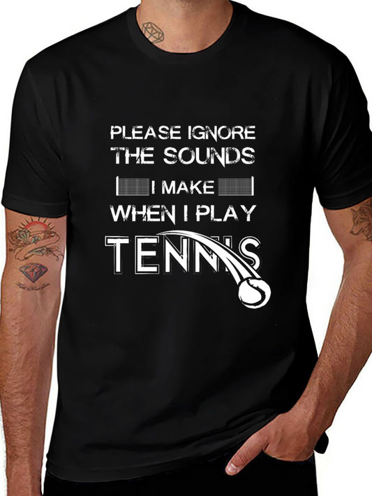 Funny Tennis Player Graphic T-Shirt