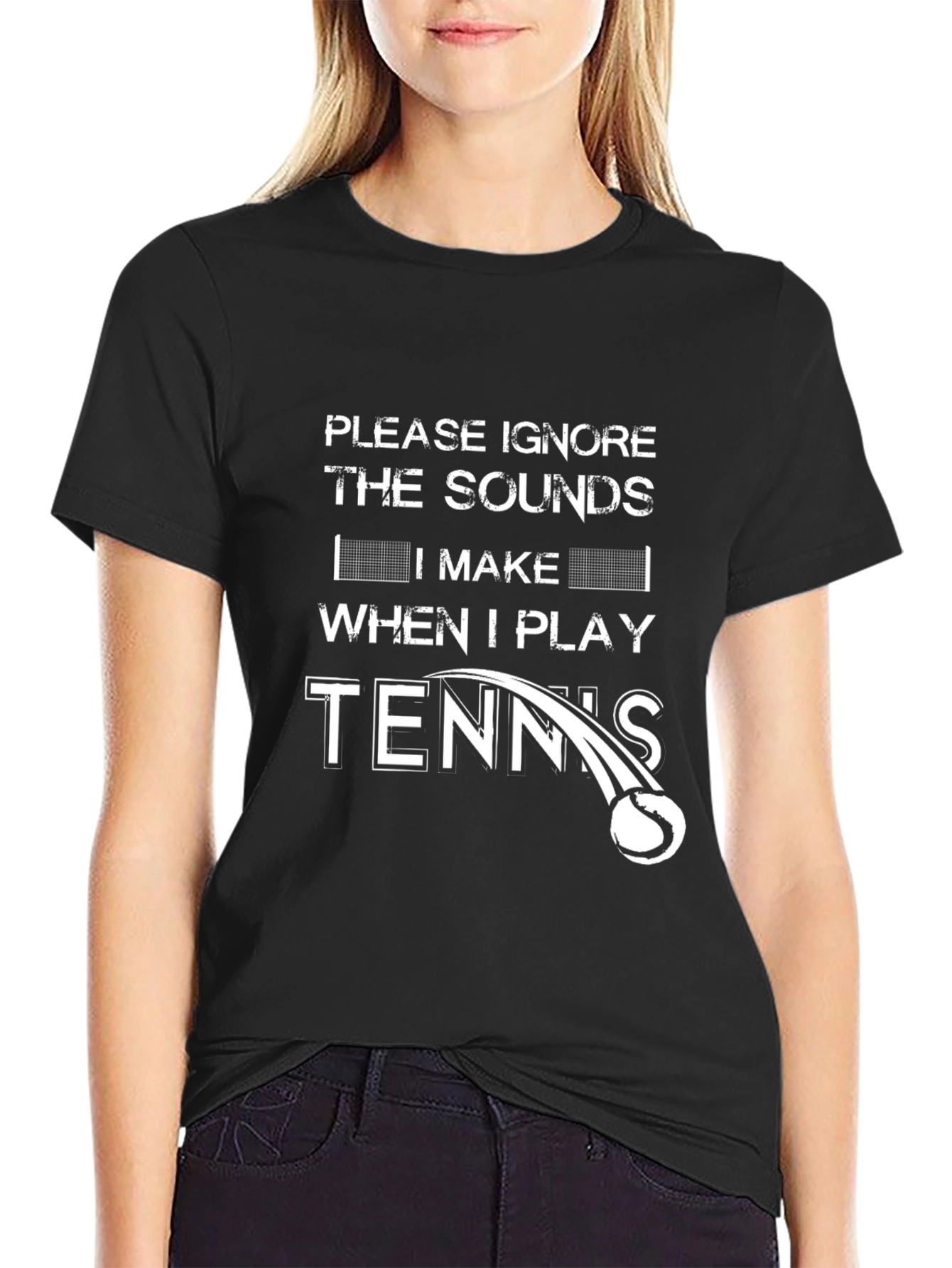 Funny Tennis Player Graphic T-Shirt